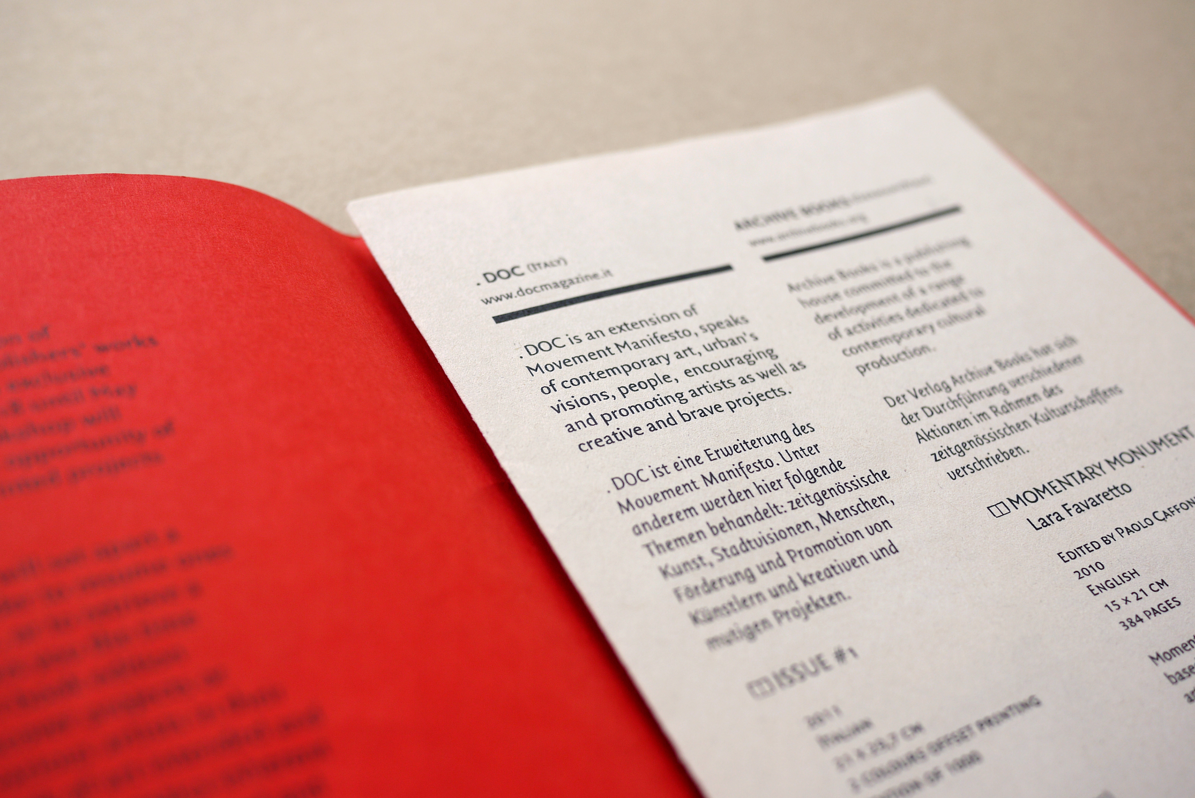 Close-up documentation for "Bookmark"