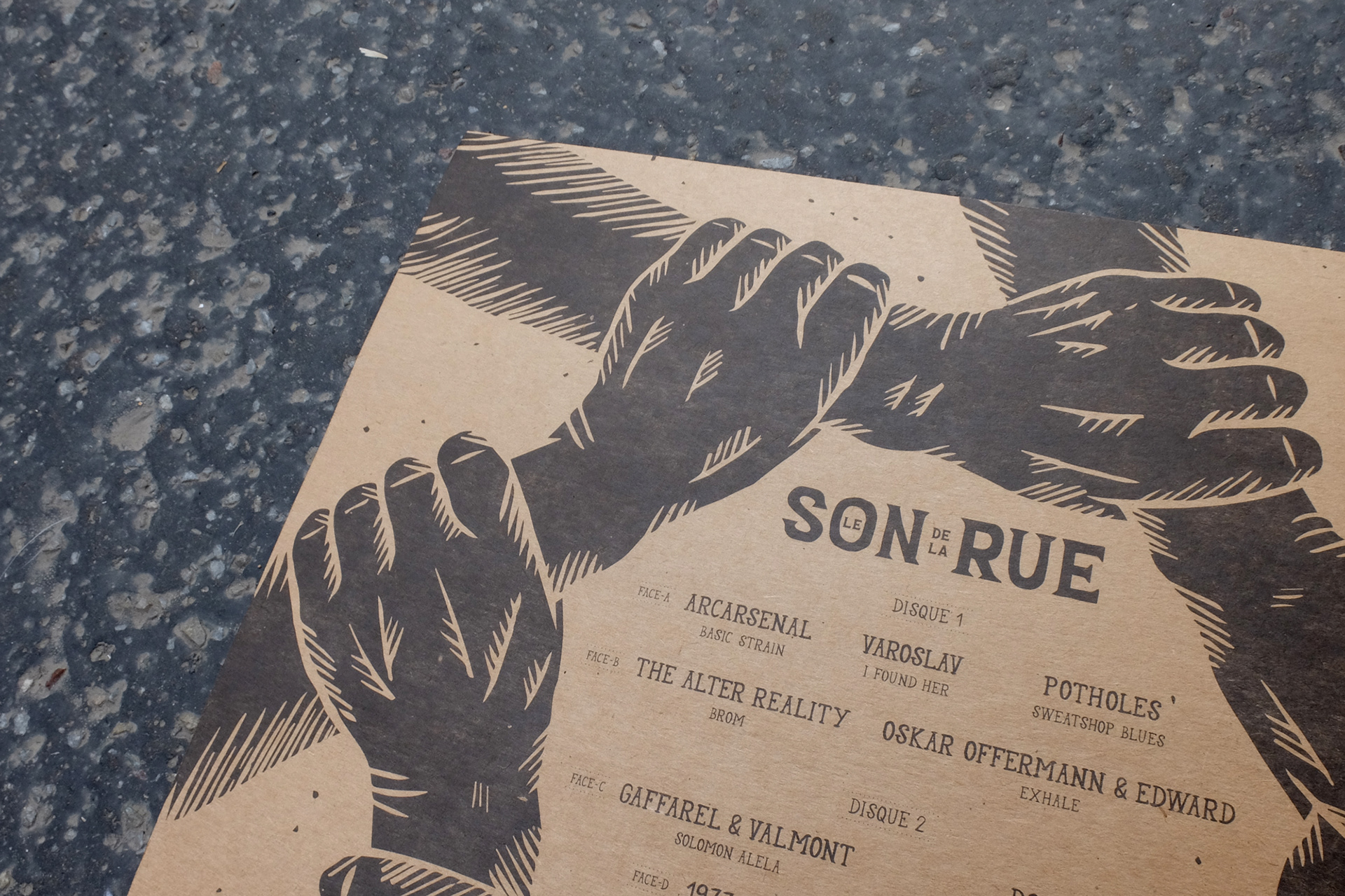 Vinyl "Le son de la rue" - back
