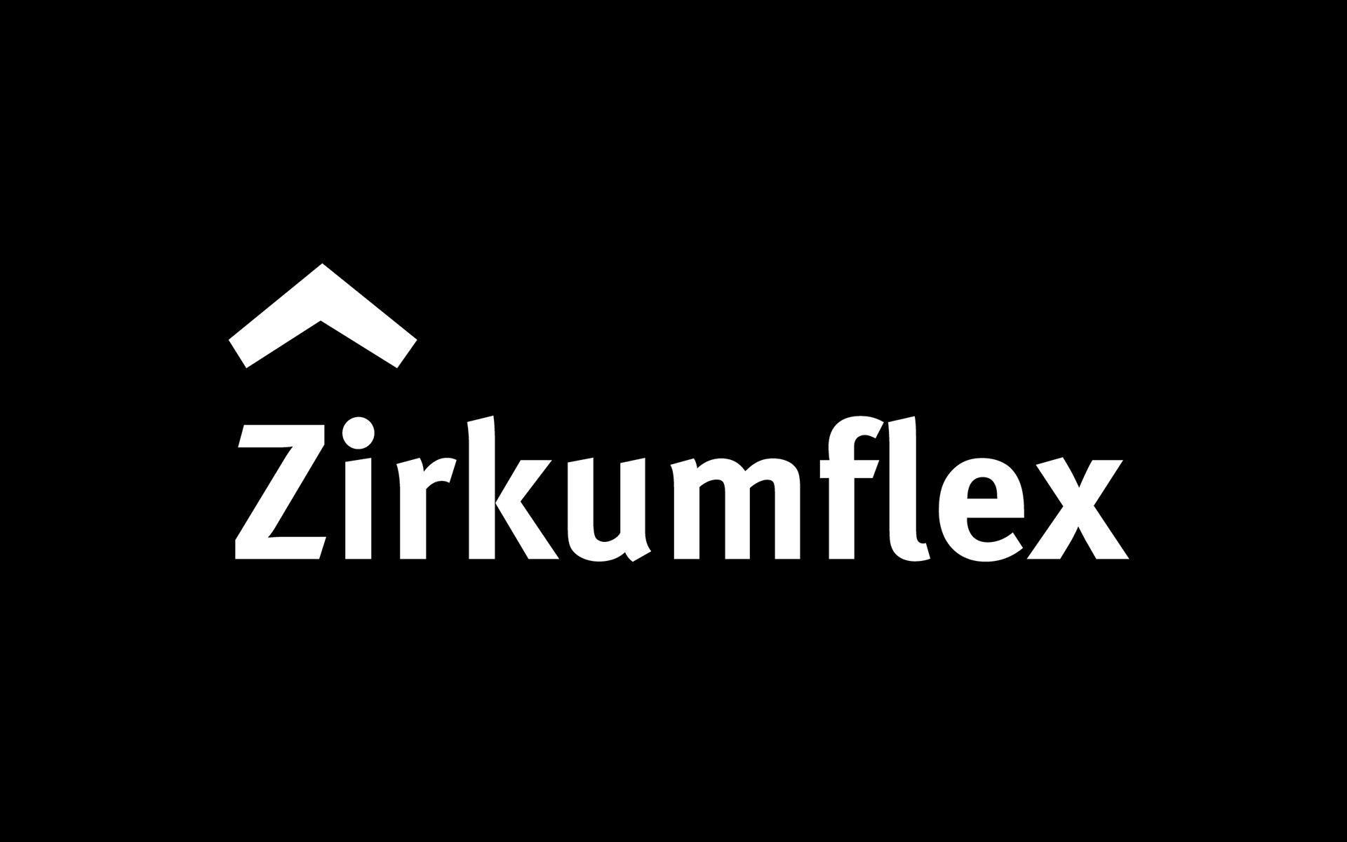 Logo Zirkumflex dark version