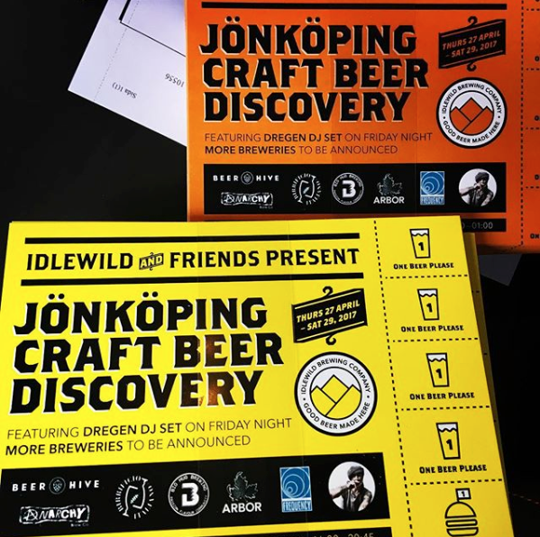 Ticket design for Craft Beer Discover