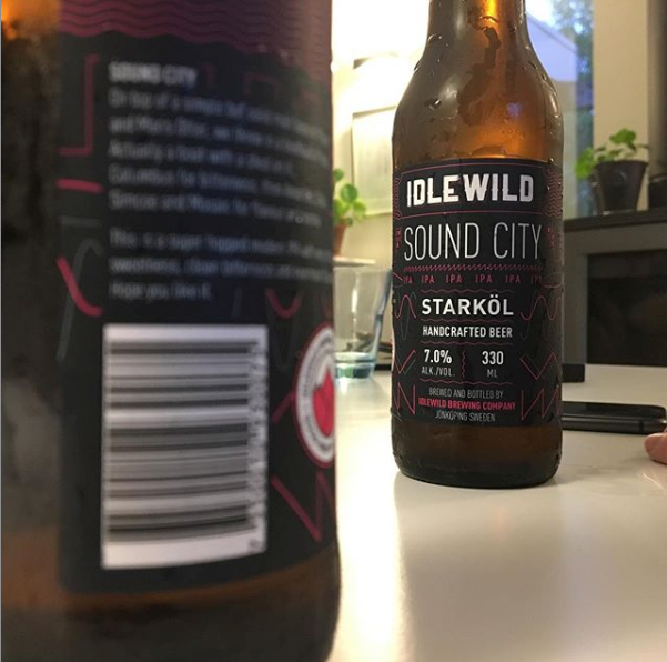 New beer label, Sound City