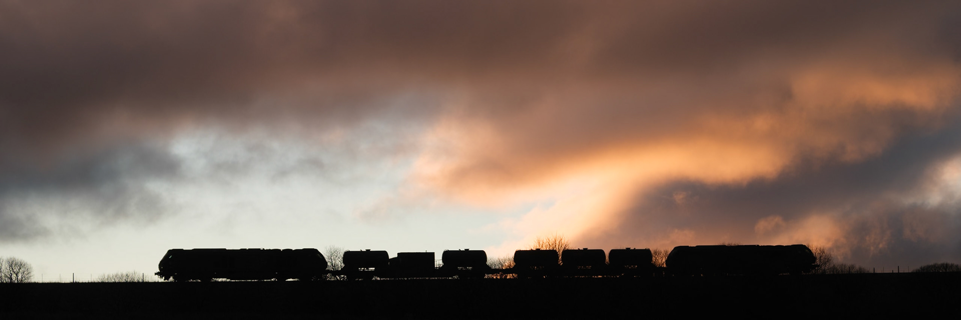 Freight train on Settle Carlisle line
