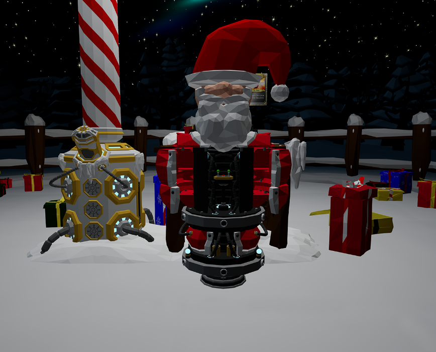 Main Player - Mecha Santa - Landed