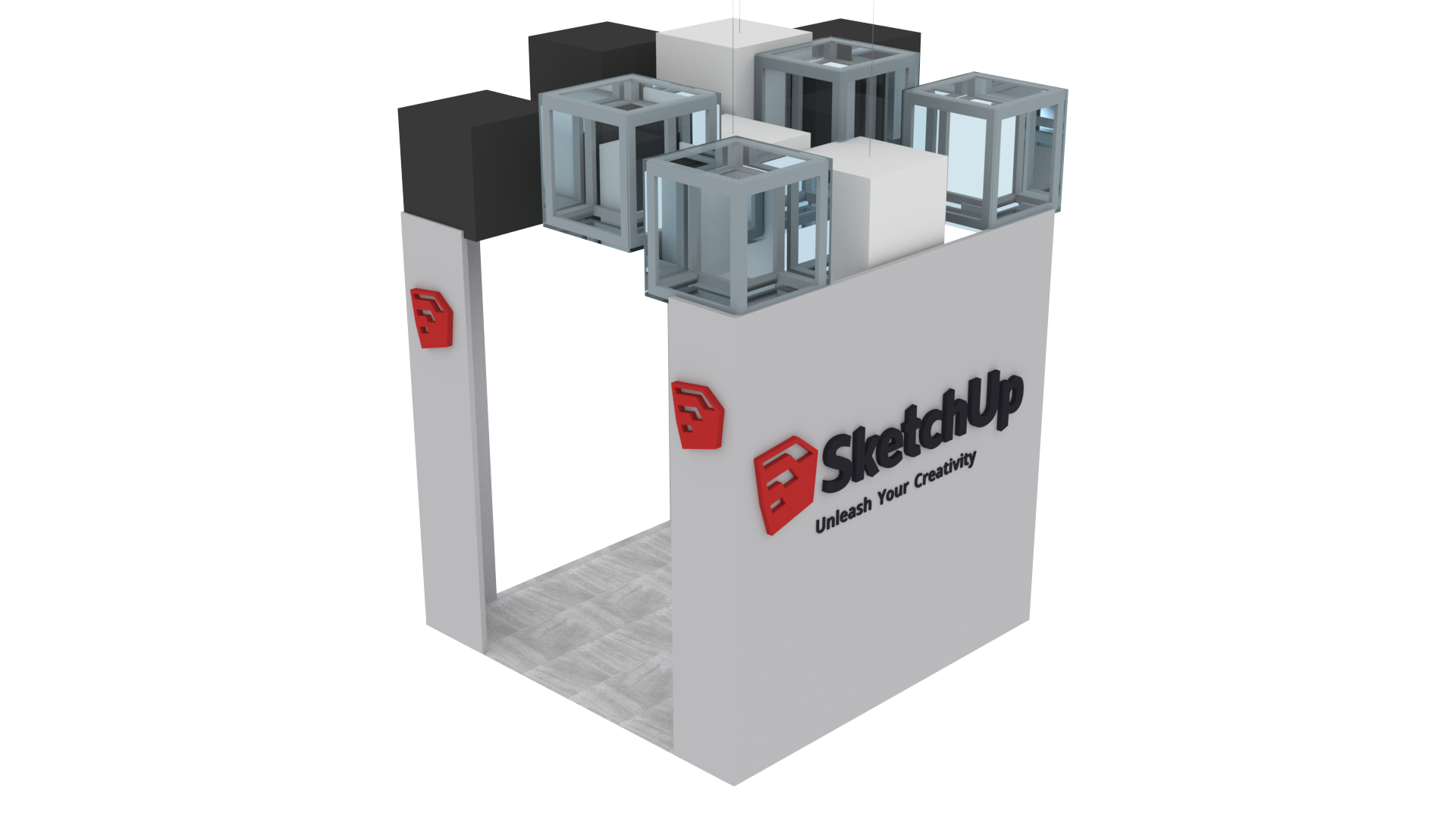 10x10 Exhibit - Back View