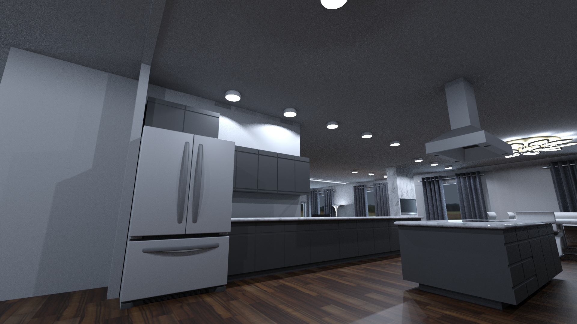 Kitchen - Entrance View