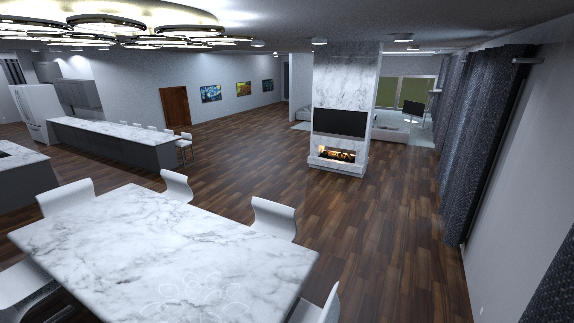 Dining/Living Area