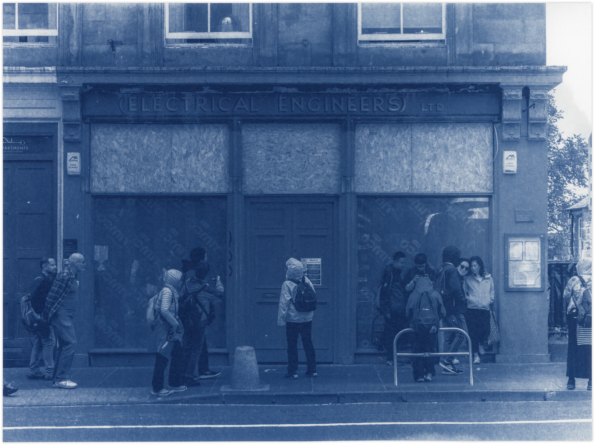 'Electrical Engineers', 26.3 x 19.7 cm on Canson Montval