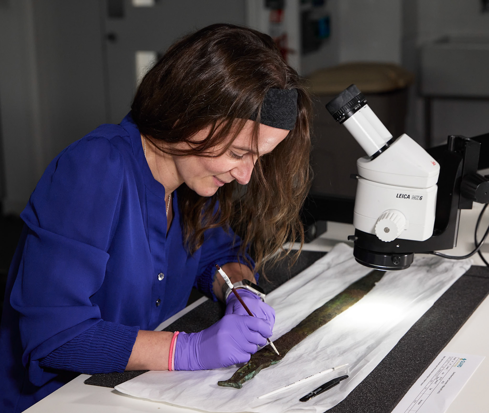 Bethan Bryan, conservator, © National Museums Scotland