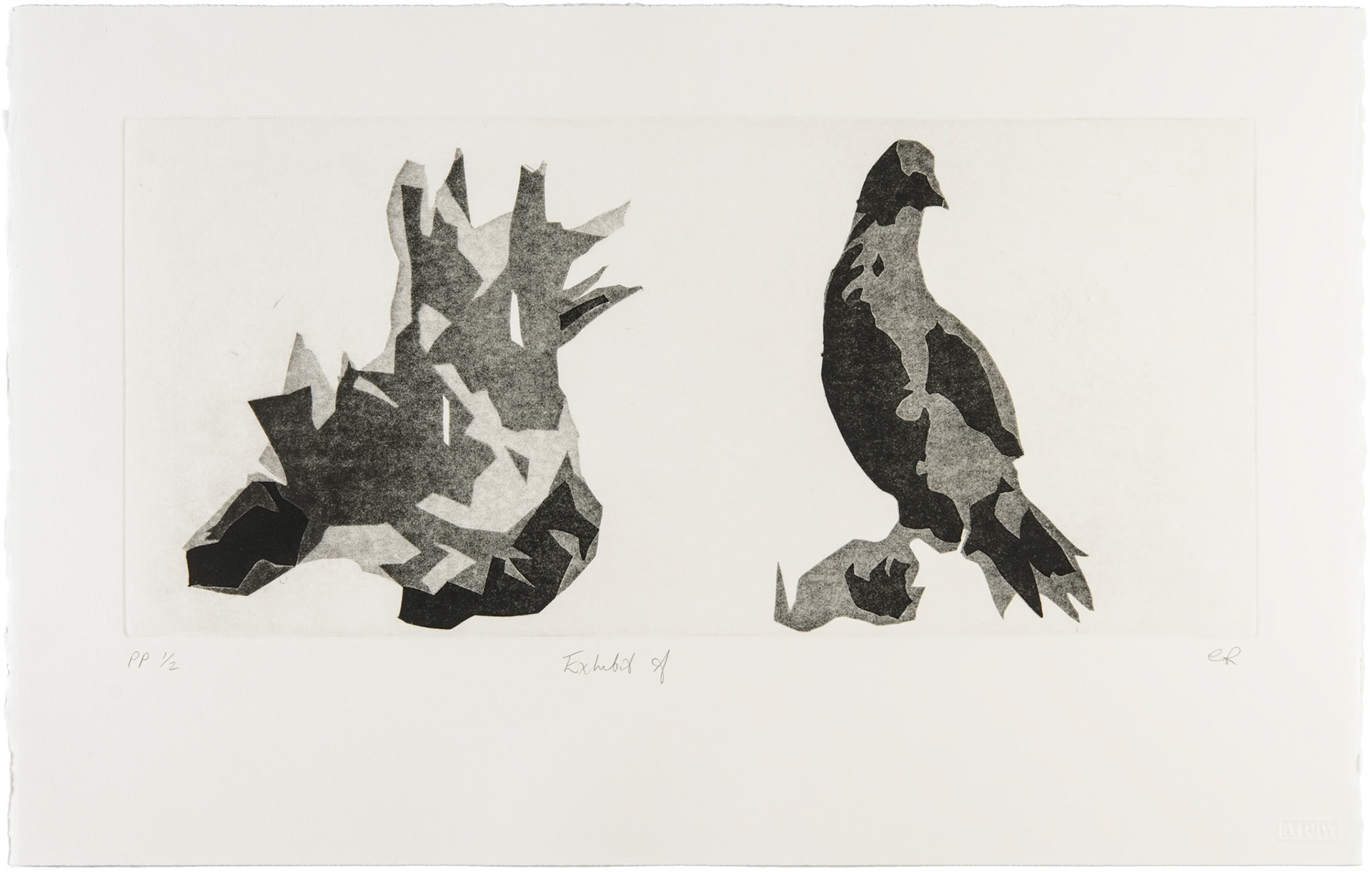 2016.43 ‘Exhibit A’ by Caroline Rothwell, aquatint print, 2015, © Museum of Archaeology and Anthropology, University of Cambridge