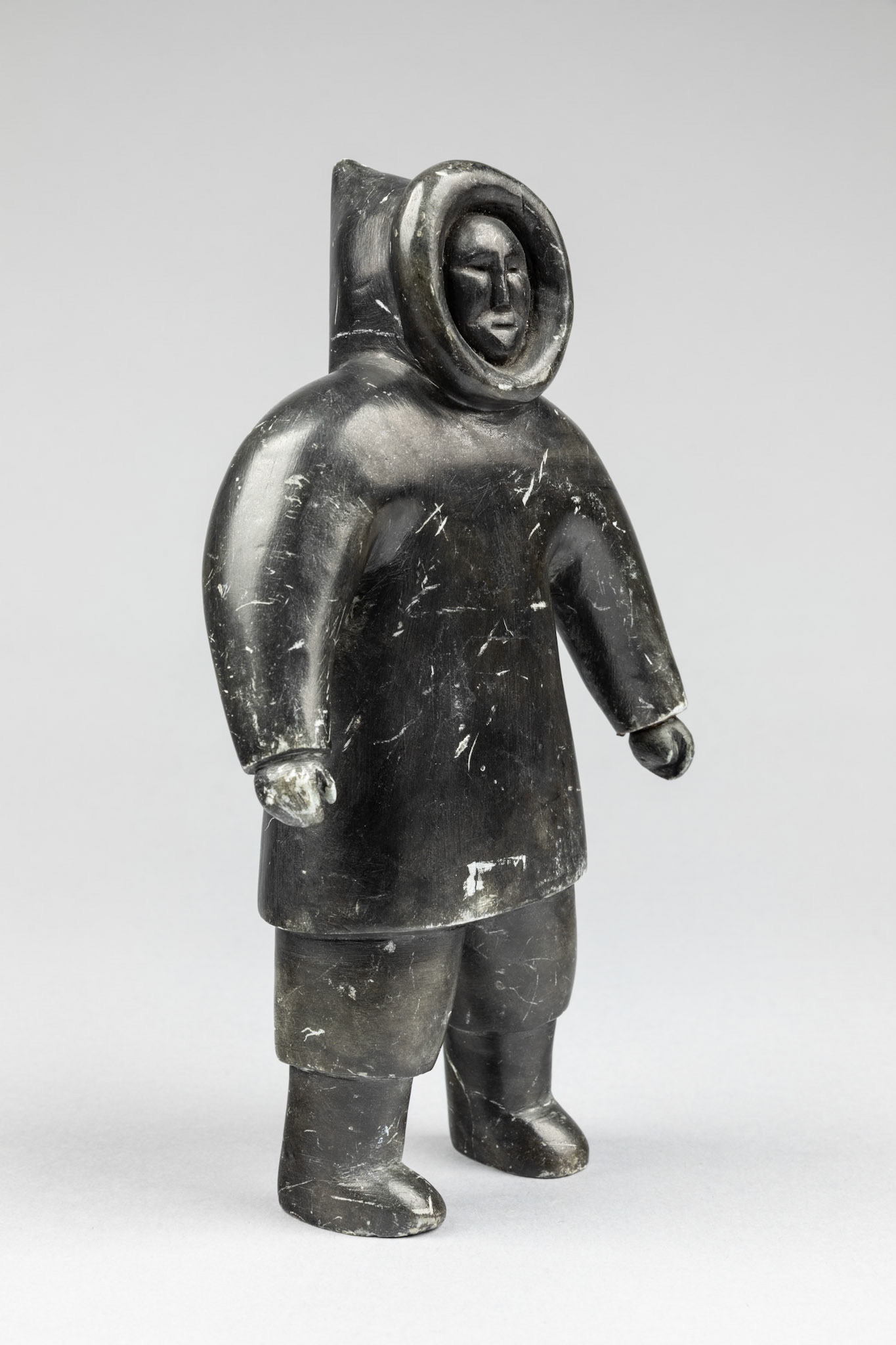 Unknown artist, carving of a man, before 1966, © Scott Polar Research Institute, University of Cambridge