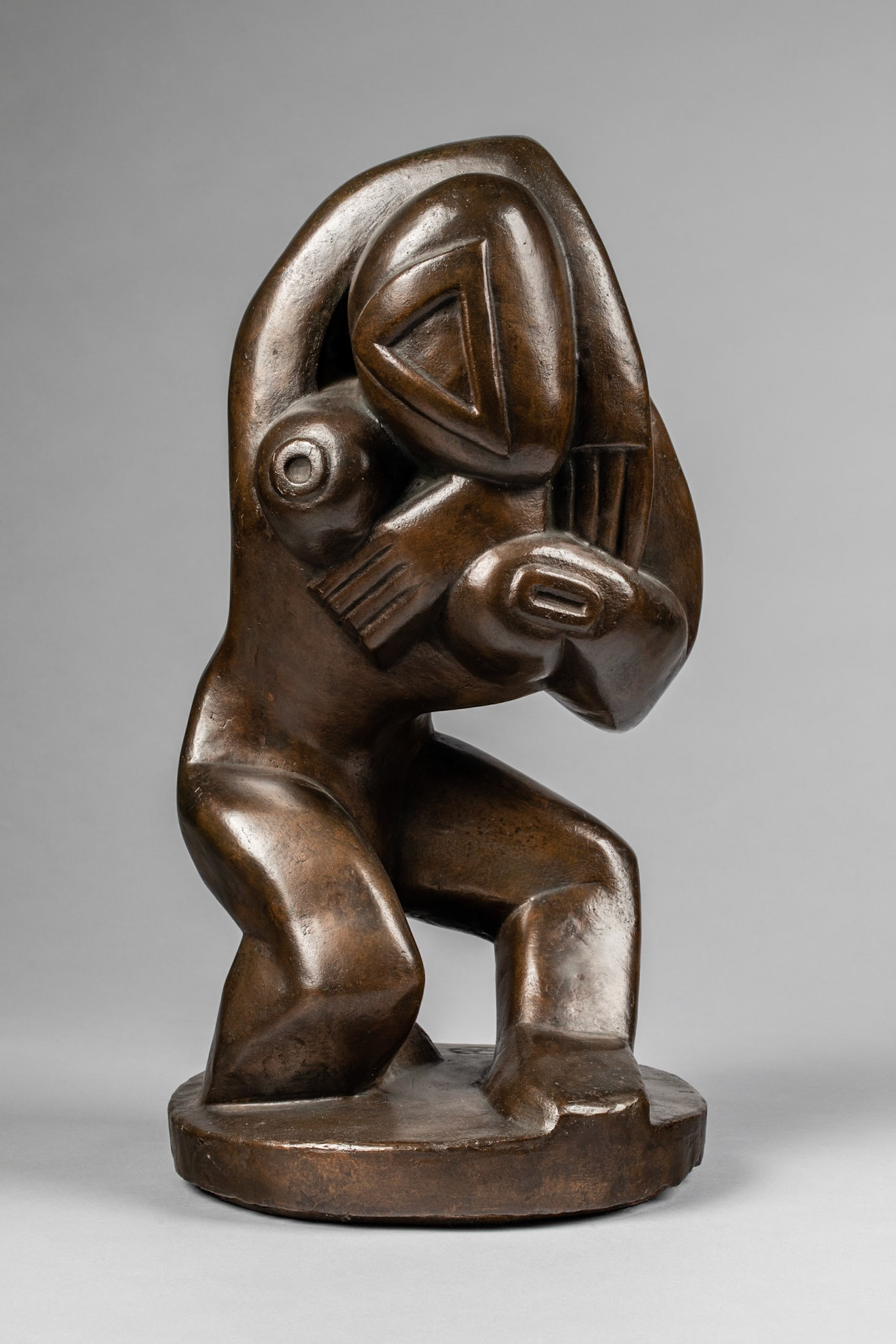 Henri Gaudier-Brzeska, 'Red Stone Dancer', 1913-14 (posthumous cast, 1969), © Kettle’s Yard, University of Cambridge