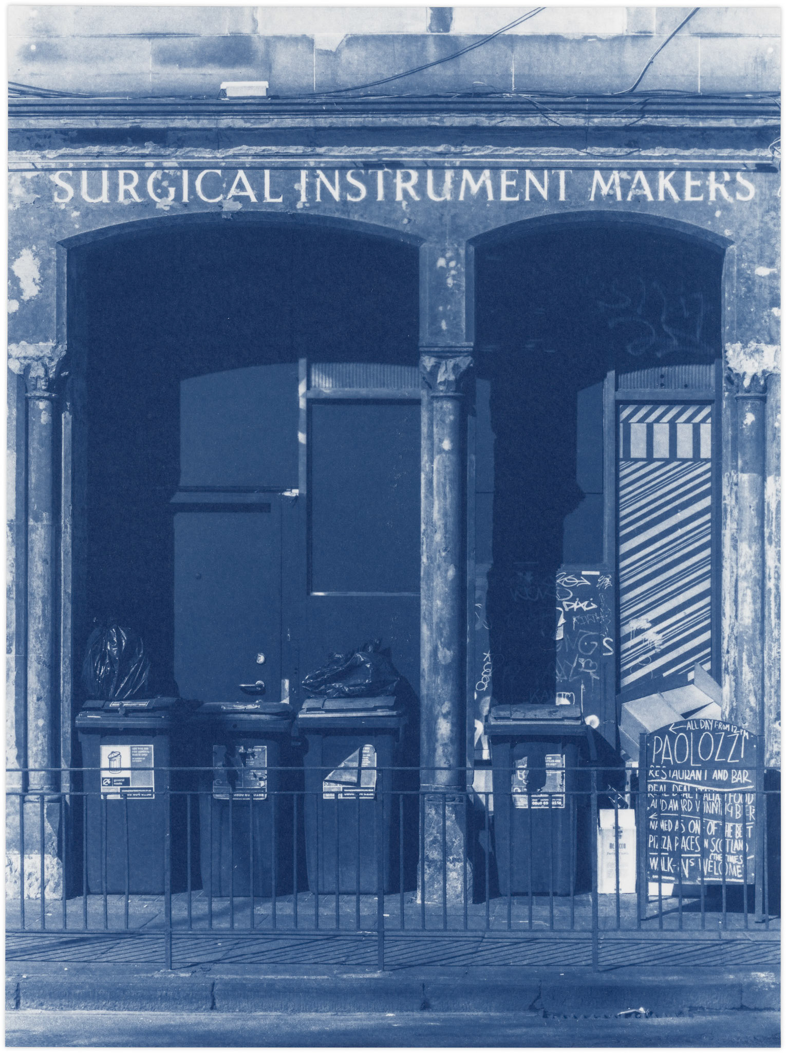 'Surgical Instruments', 19.2 x 25.7 cm on Canson Montval