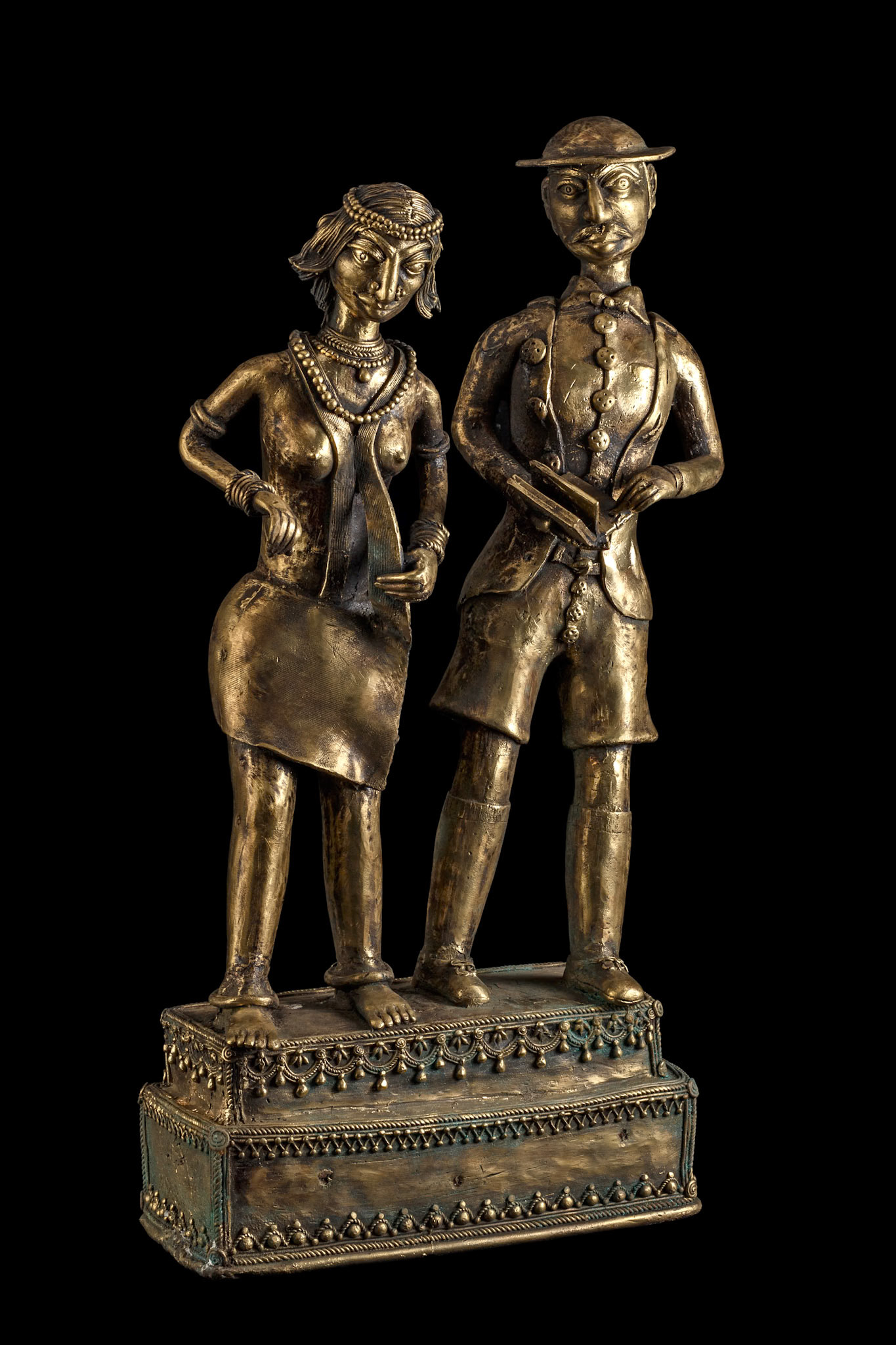 2017.4, Bhupendra Jaidev Baghel, 'Colonial Encounter', 2016, © Museum of Archaeology and Anthropology, University of Cambridge