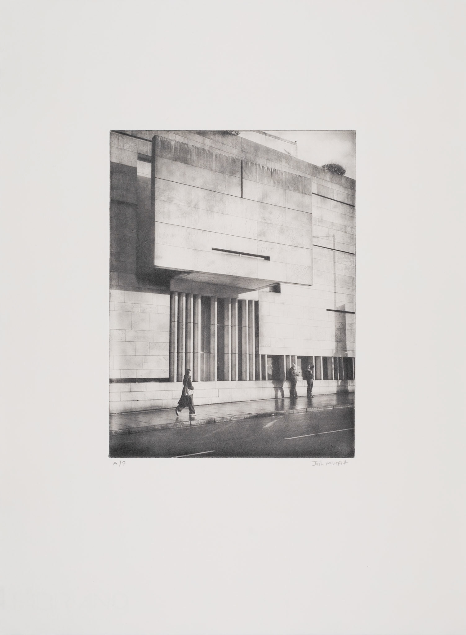 'Museum', edition of 15, 28 x 38 cm on Fabriano Rosapina