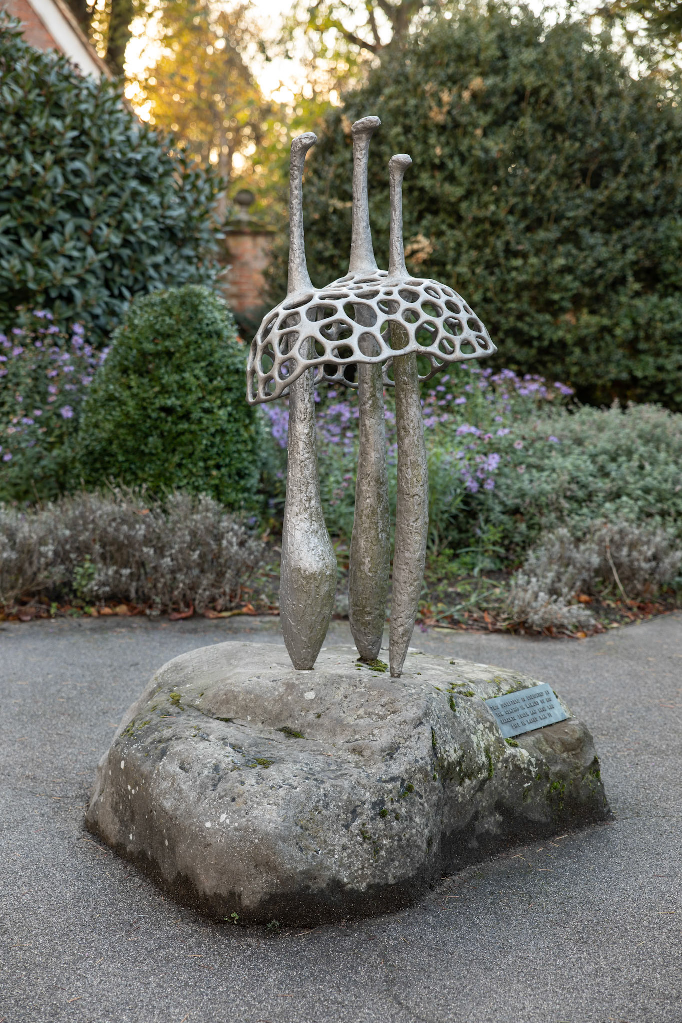 Triple Mycomorph by Bernard Reynolds (1915–1997), Christchurch Mansion, Colchester and Ipswich Museums Service: Ipswich Borough Council Collection, © the artist's estate