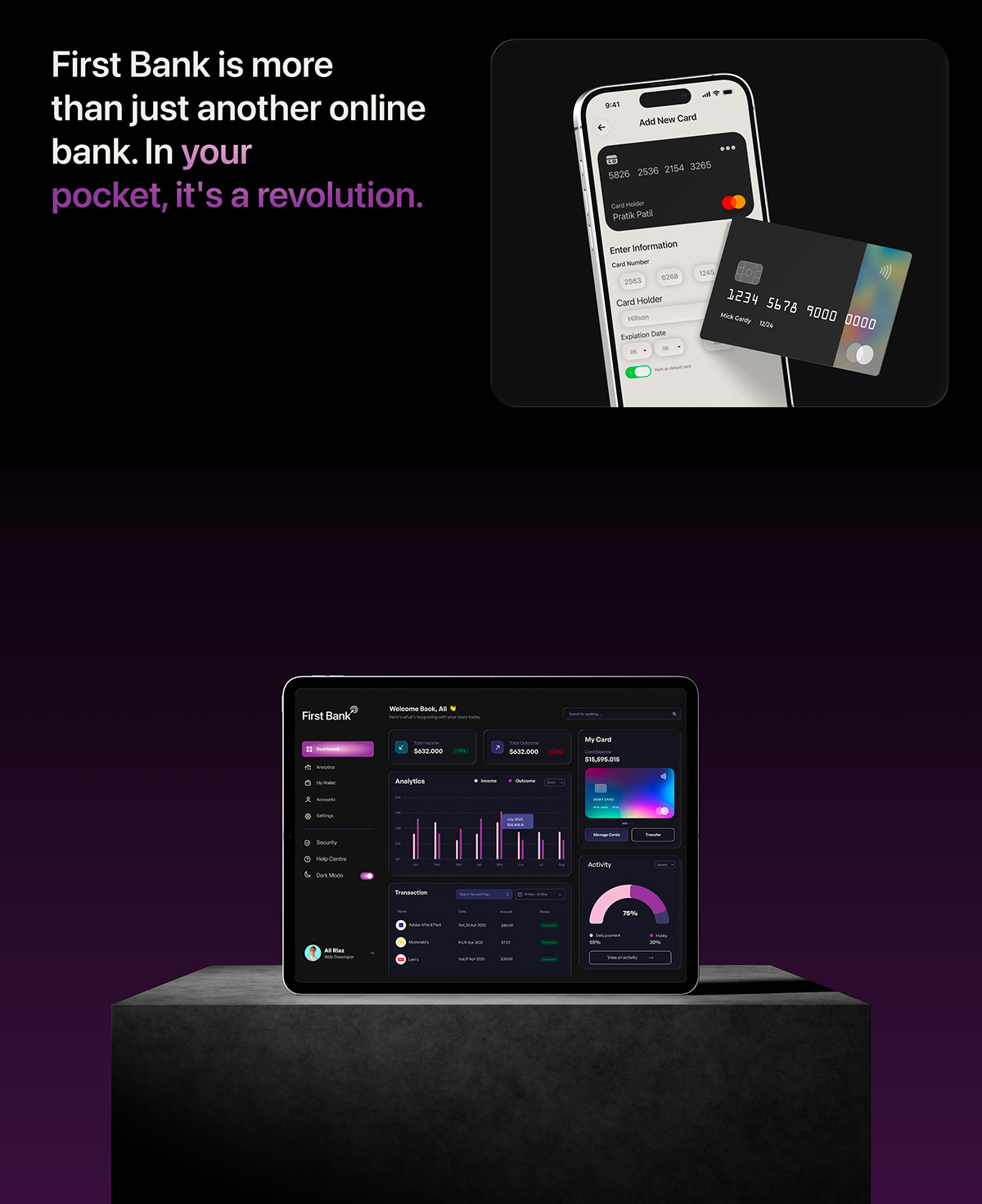 Bionic Ux - Design process never ends - Banking Mobile App | eBanking