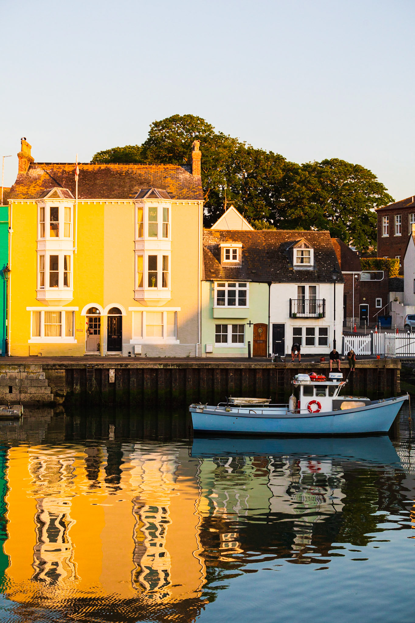 Weymouths's Famous colourful  harbour in Summer