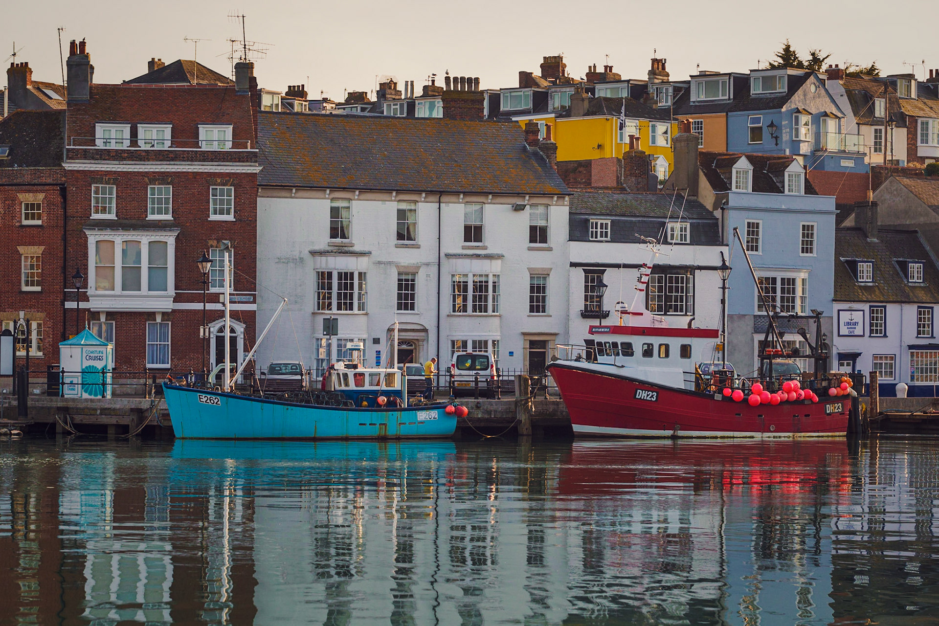 Weymouths's Famous colourful  harbour in Summer