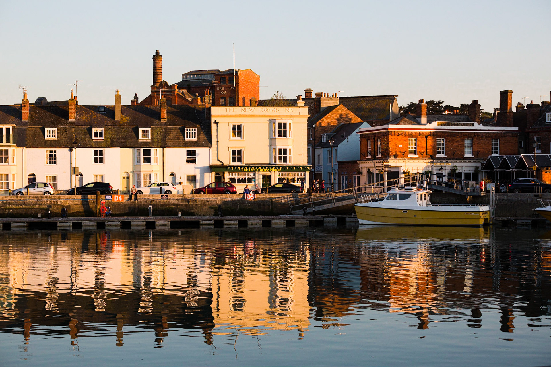 Weymouths's Famous colourful  harbour in Summer