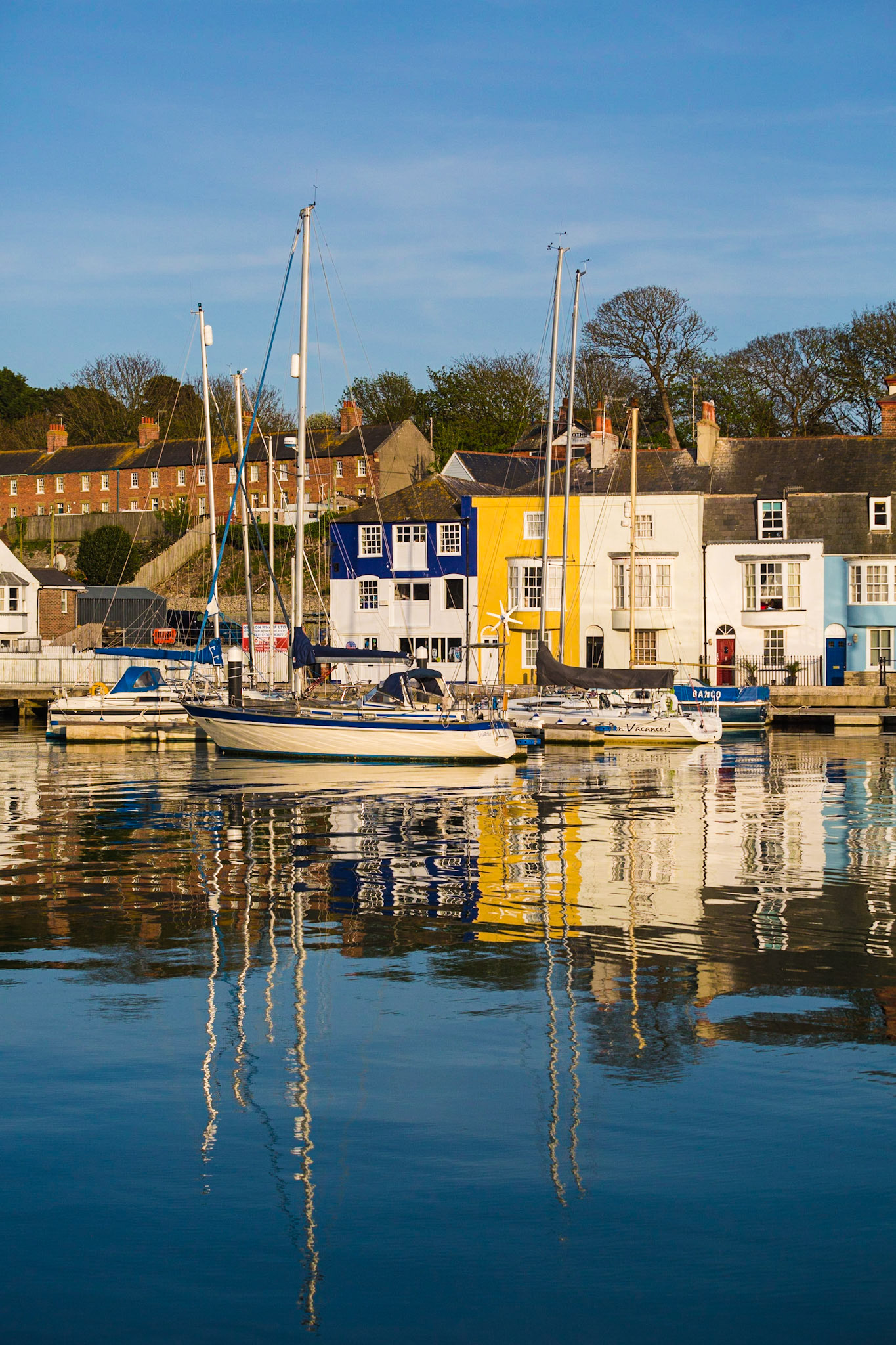 Weymouths's Famous colourful  harbour in Summer