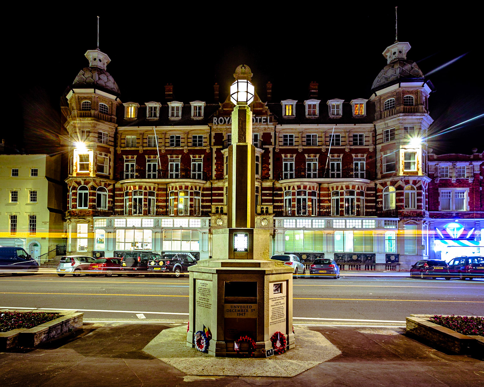 The Royal Hotel Weymouth at Night