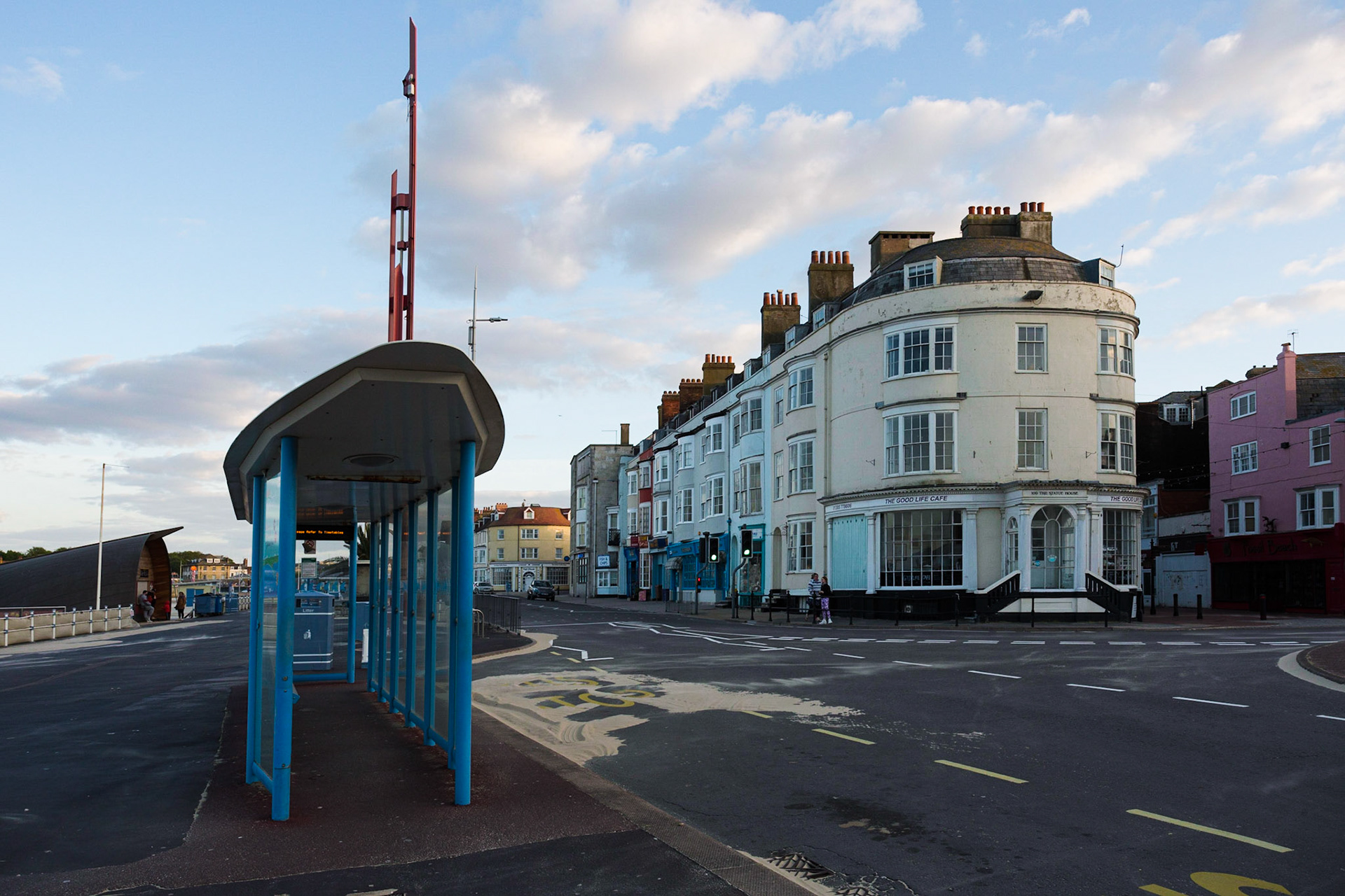Bus Stop in Weymouth Town centre