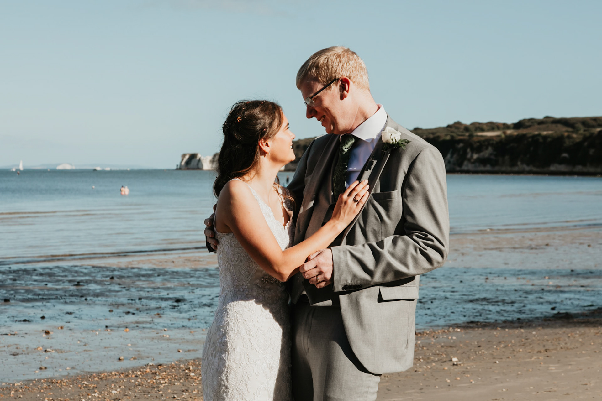 Mark and Rosemary at Studland Beach, Dorset