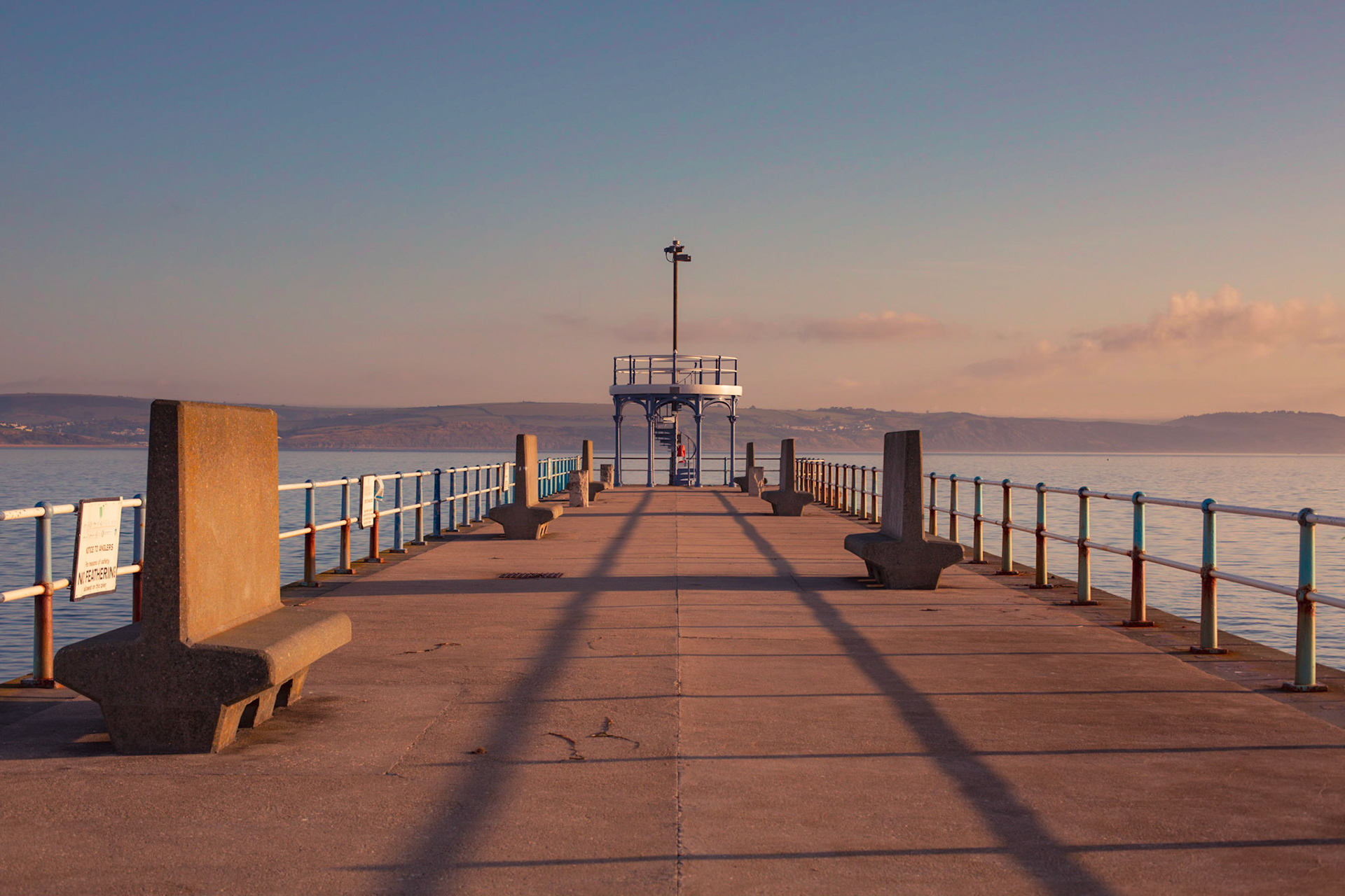 Weymouths famous Stone Pier in Autumn