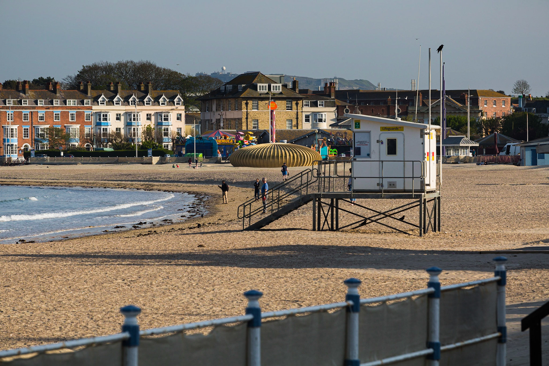 Life Boat lookout on Weymouth Beach