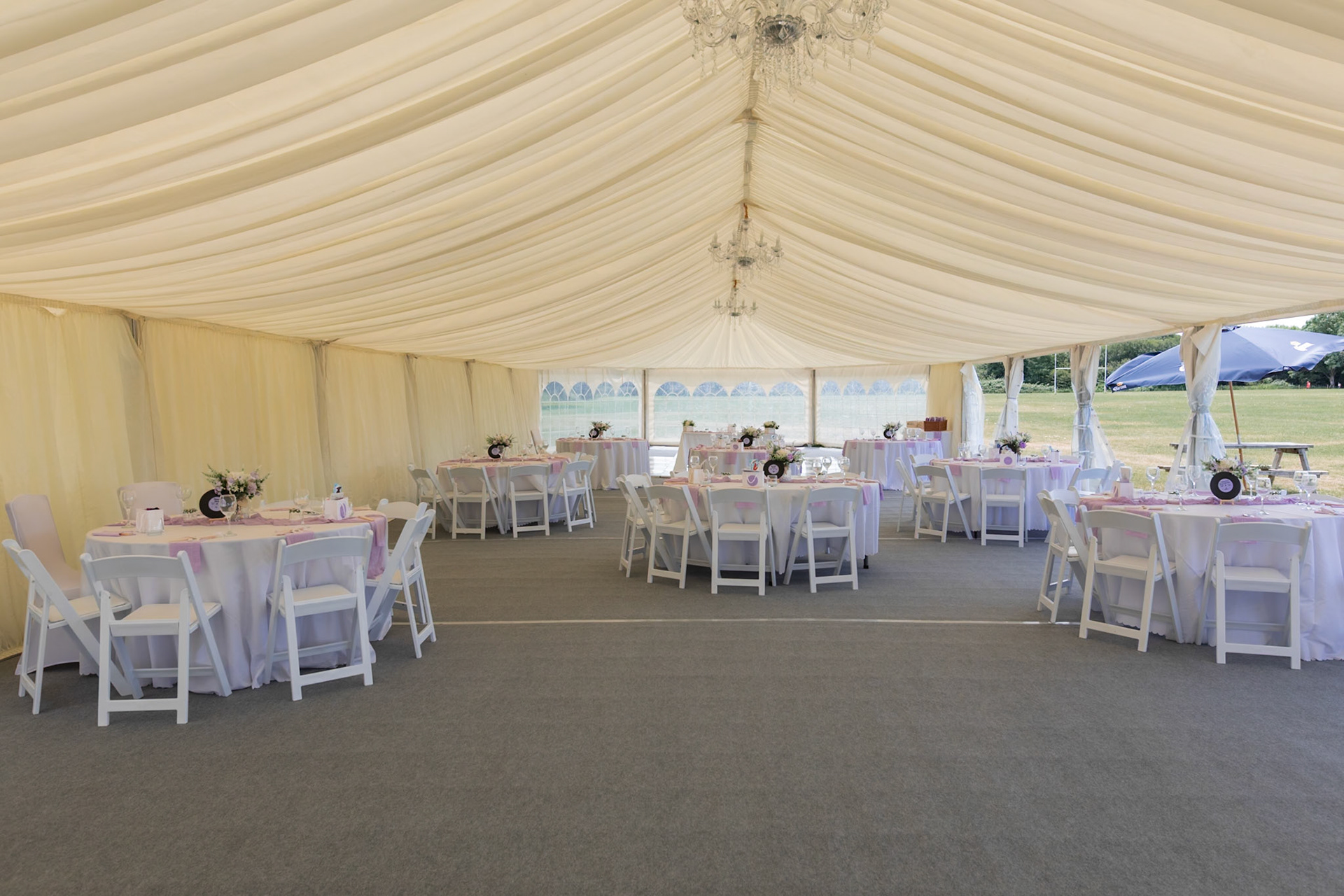 Planning a wedding at Weymouth Rugby Club? Discover the outdoor ceremony area, spacious marquee, countryside views, accommodation and wedding photography opportunities in this Dorset wedding venue guide.