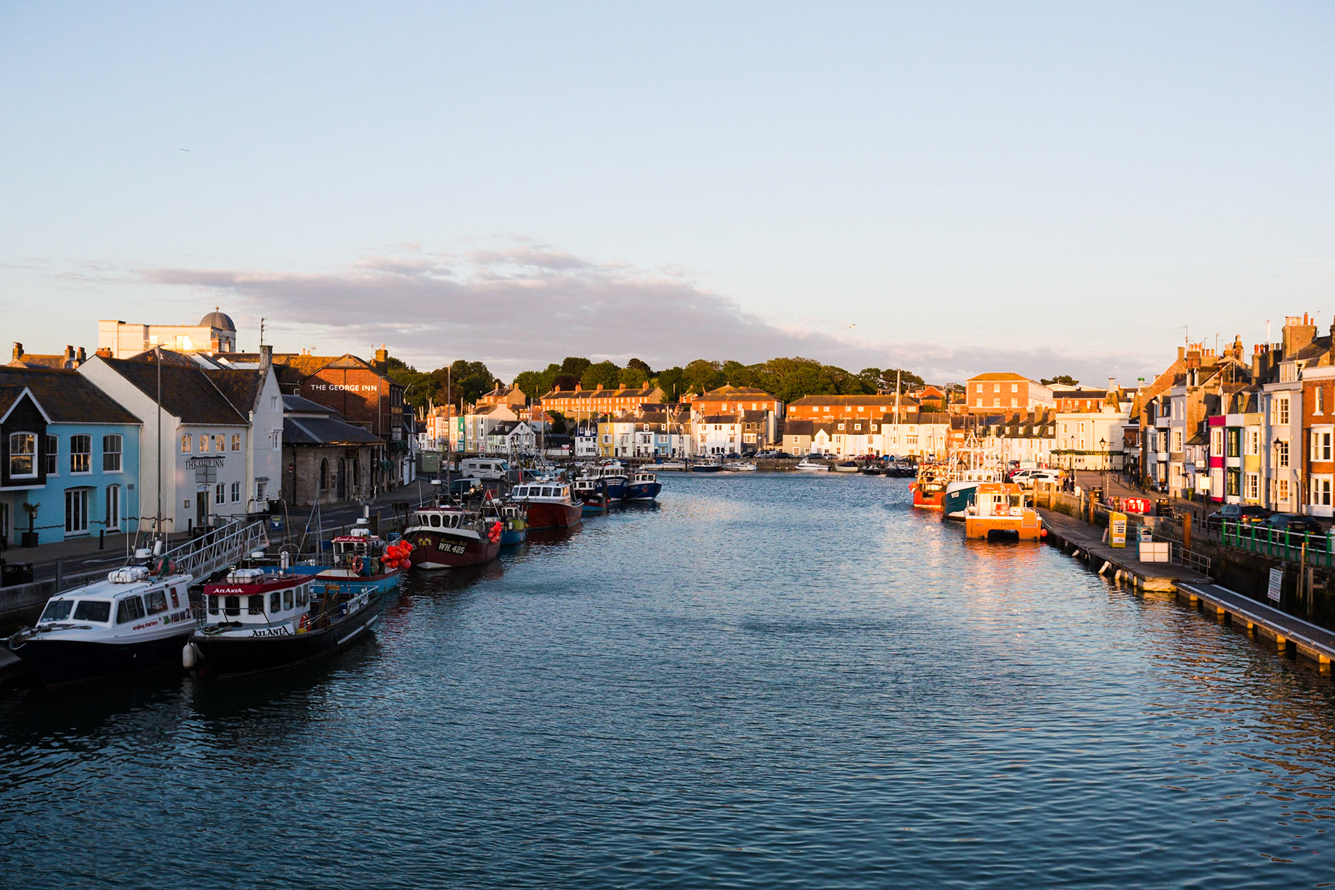 Weymouths's Famous colourful  harbour in Summer