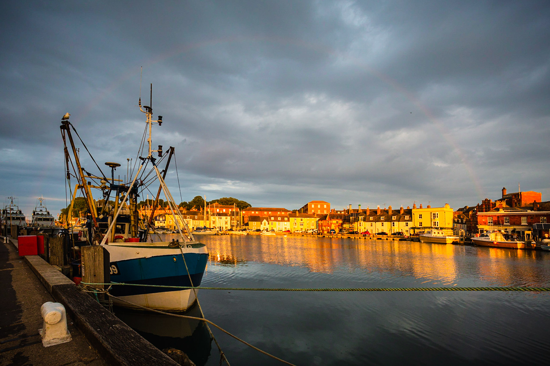 Weymouth Harbour on a Summer Evening