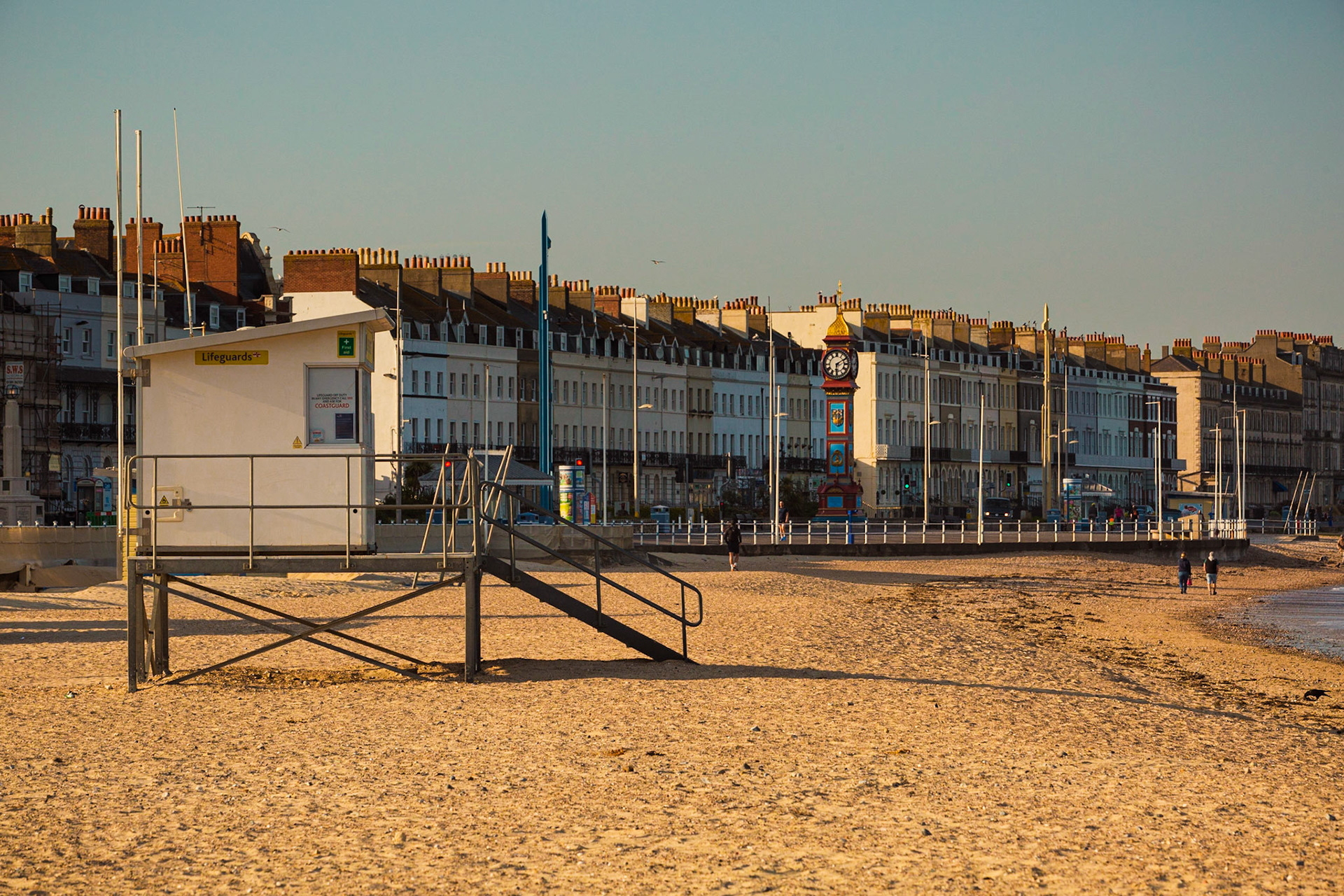 Life Boat lookout on Weymouth Beach