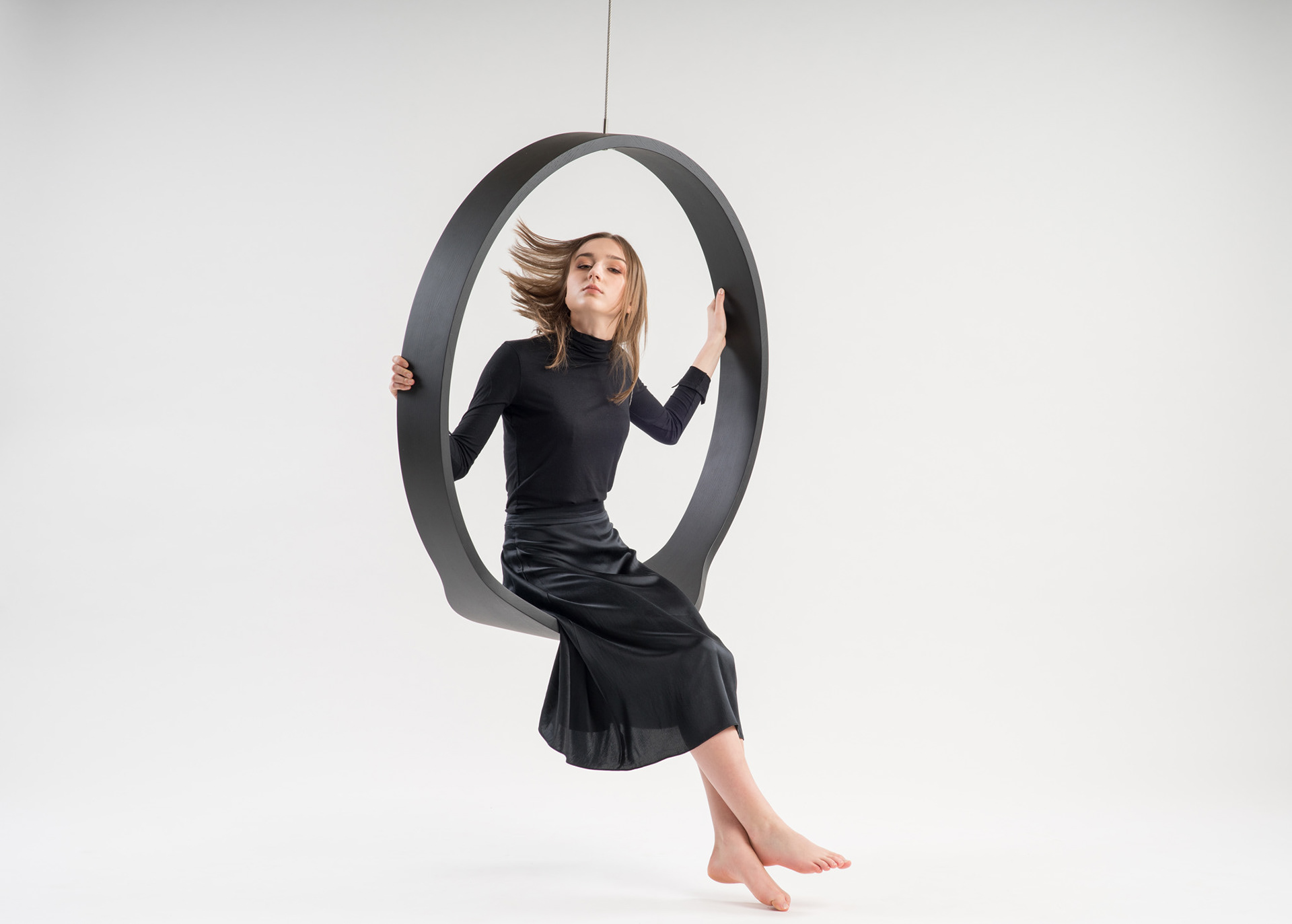 fotograf studio mebel i modelka