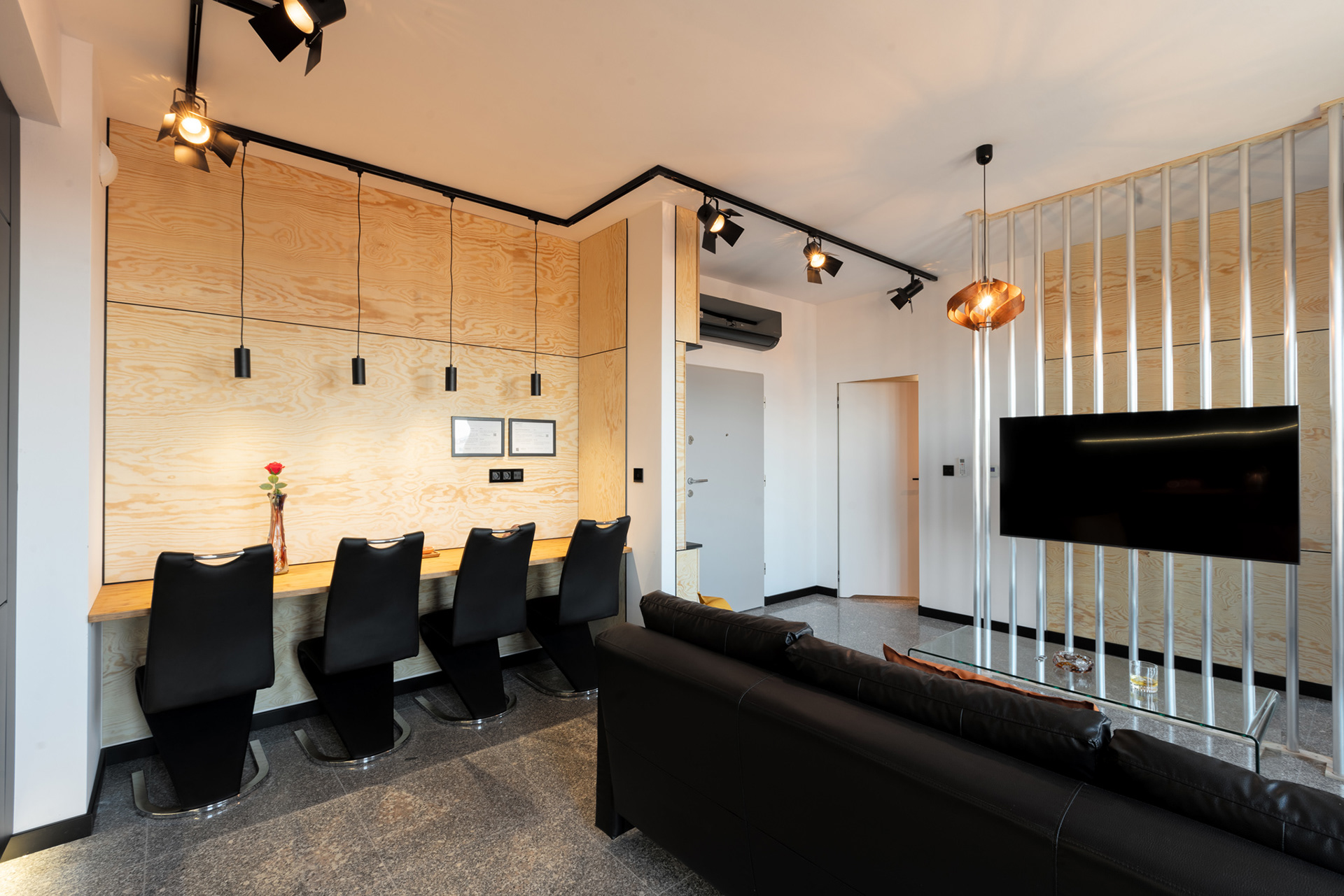 fotografia wnętrz apartamentu na wynajem poznań