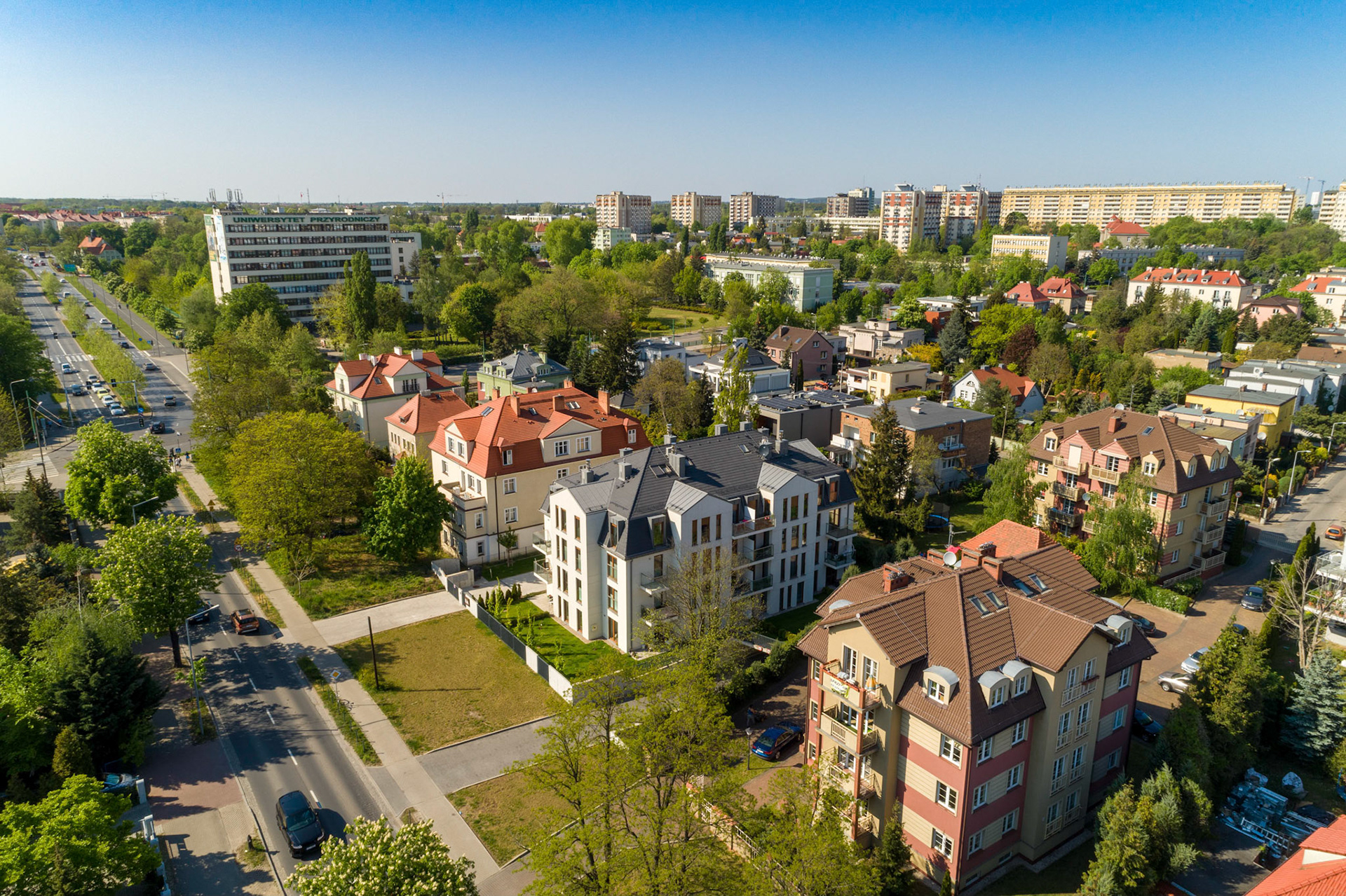 poznań dron wideo