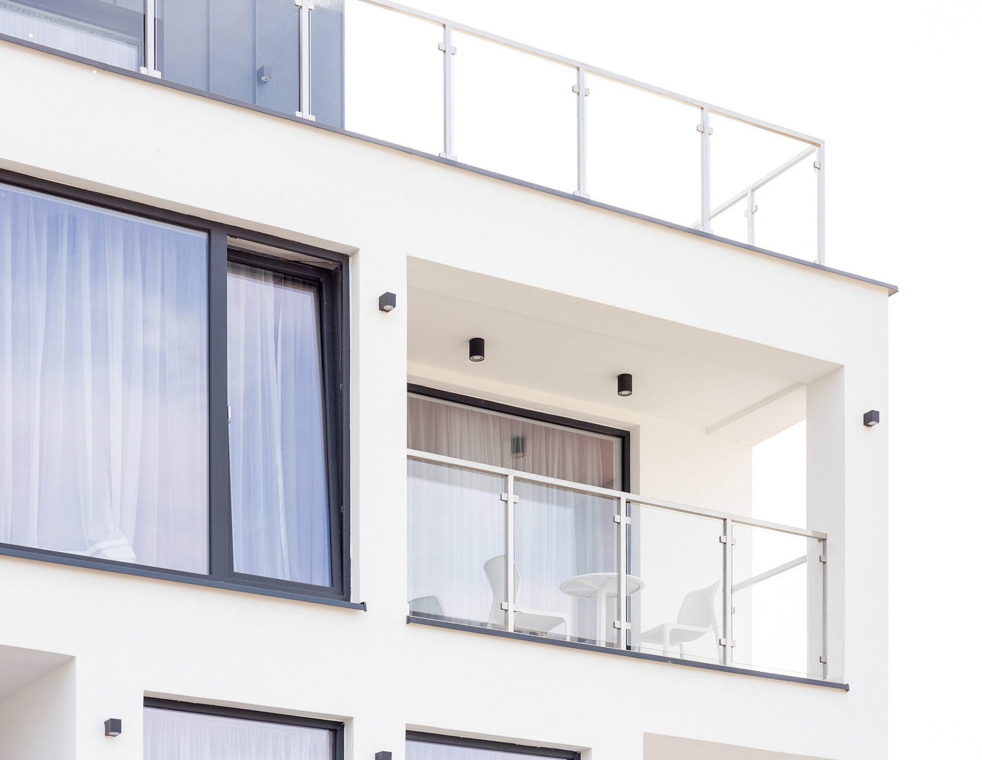 detal architektury hotel