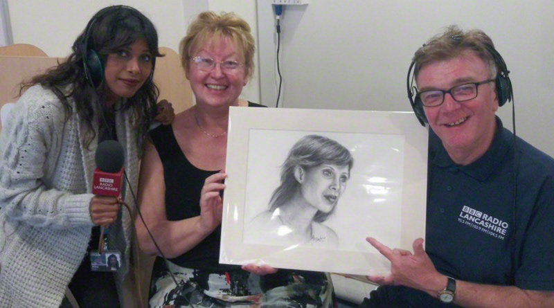 My portrait of BBC presenter Albia Begum!