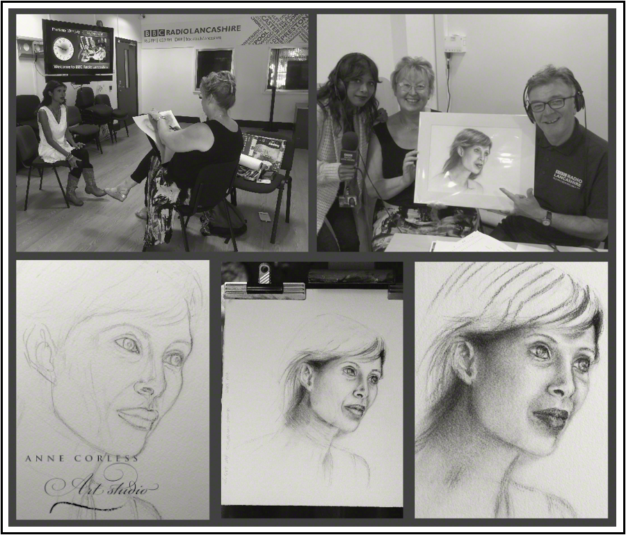 Albia and Gilly (BBC Presenter John Gillmore.) 