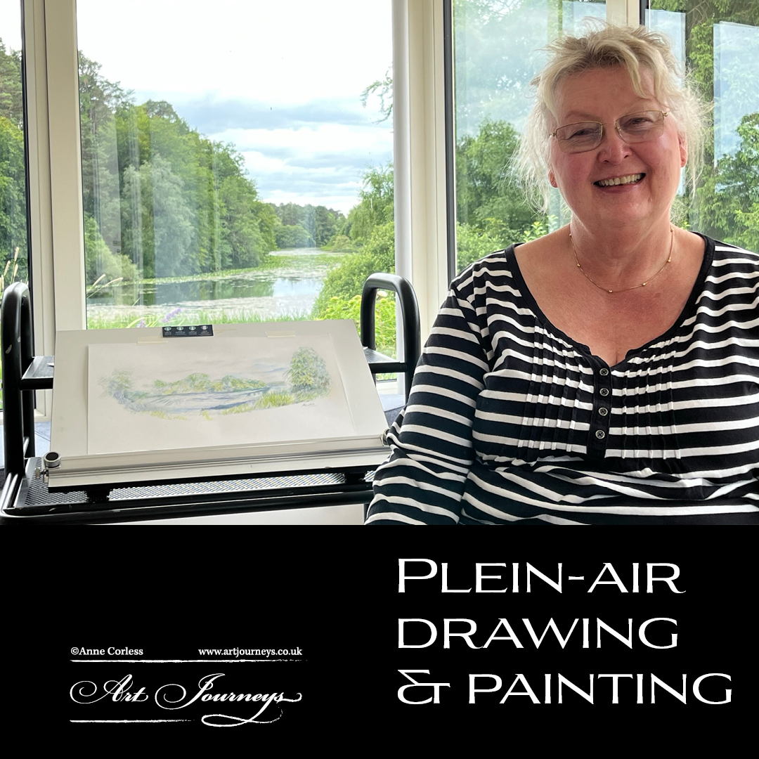 Live Art Workshop for National Trust, John Lewis & Partners and Derwent. 2023.