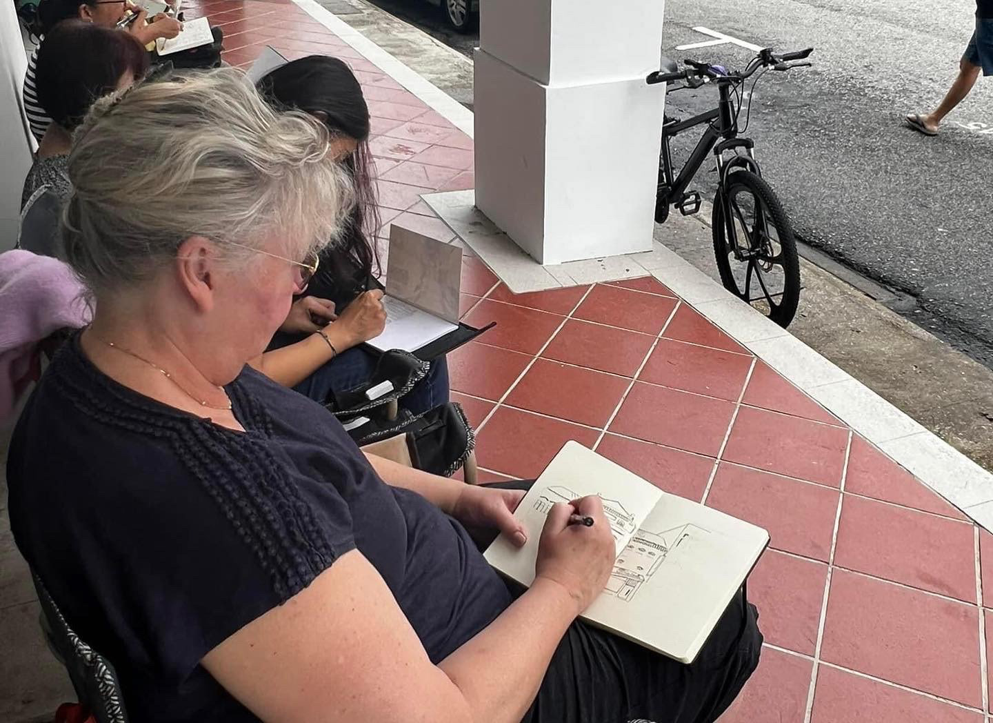 Urban Sketching with USk Singapore 2022.