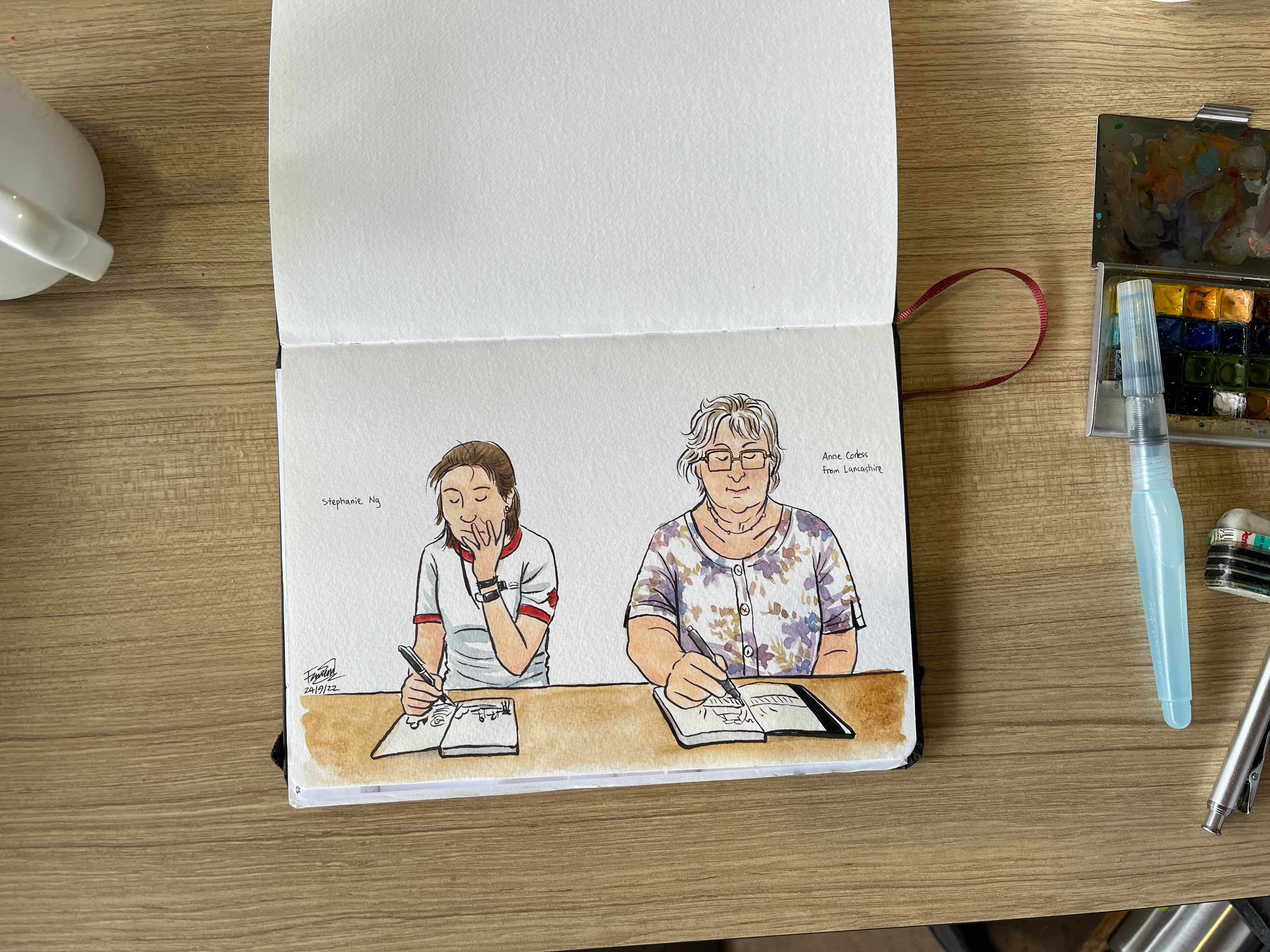 Thanks to Sketchpacker Diaries for the portrait!