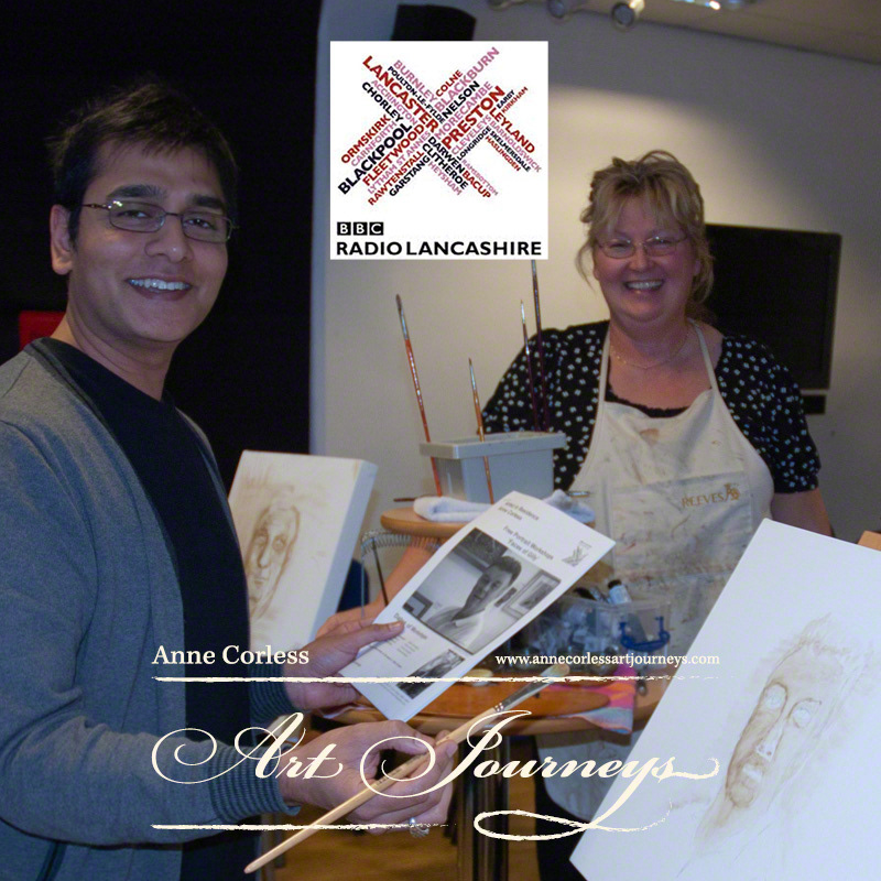 Teaching portrait painting. 2011.