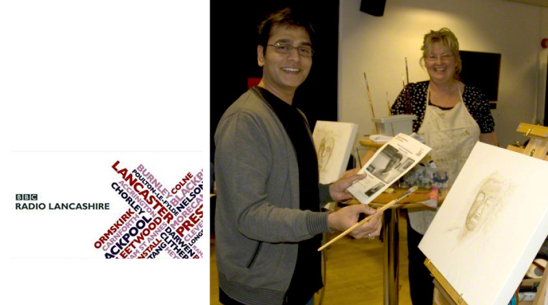 With BBC Presenter Talat-Farooq Awan.