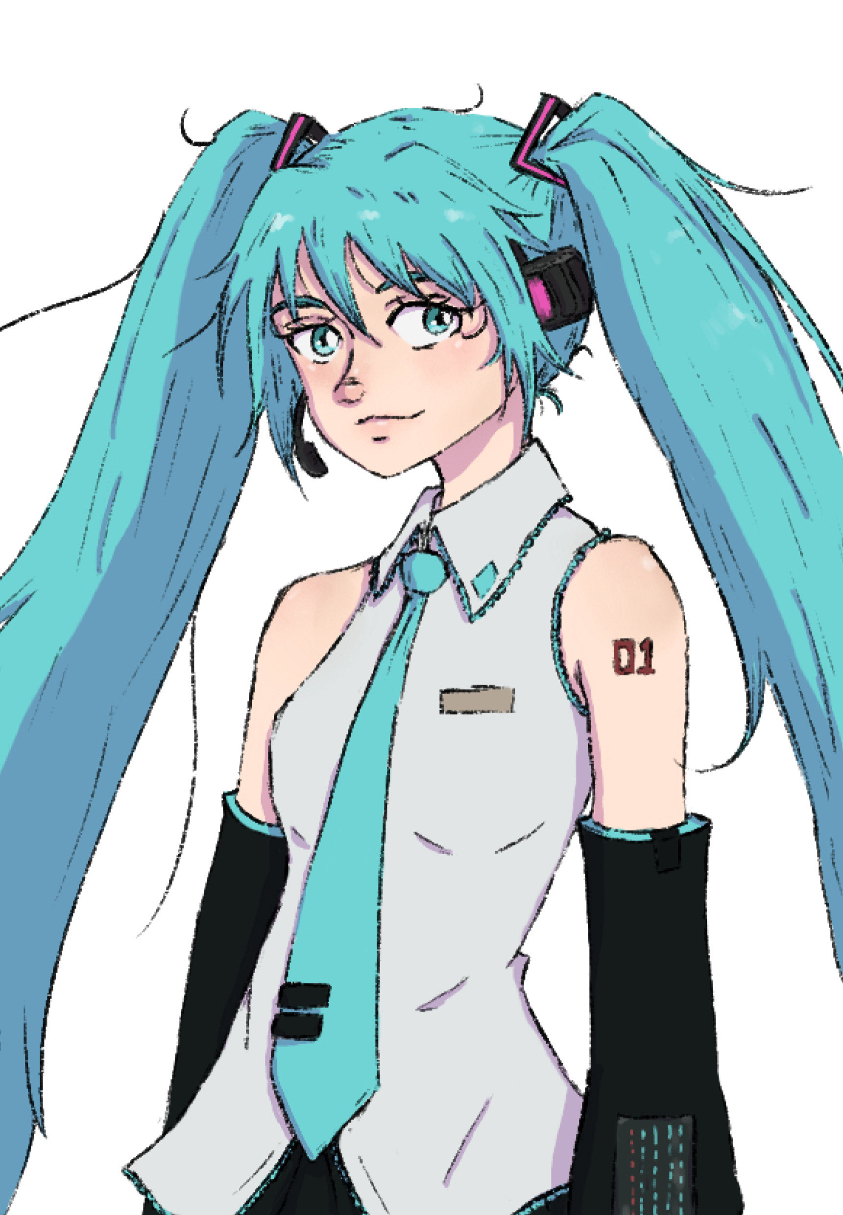 Miku from Vocaloid Fanart