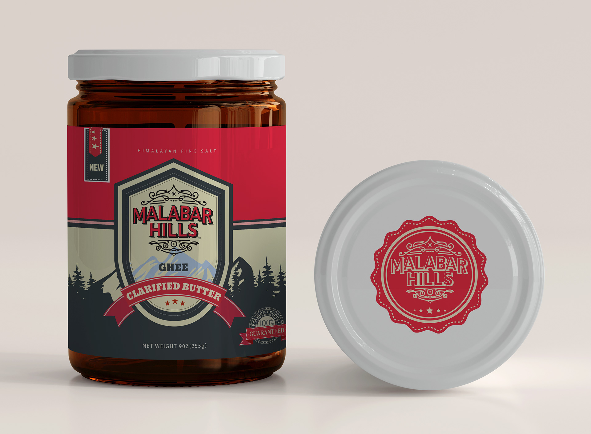 Jar Packaging Design Mockup