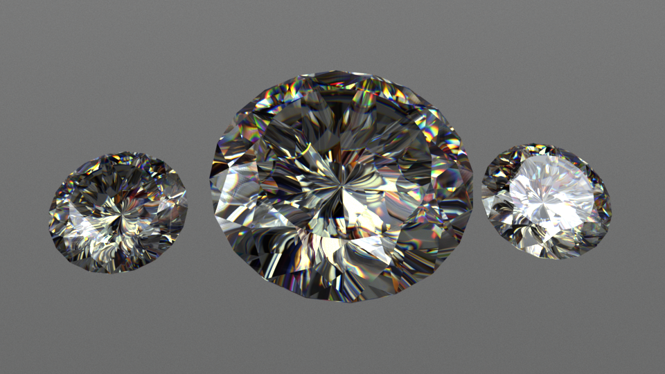 Diamond rendering in Maya with Arnold
