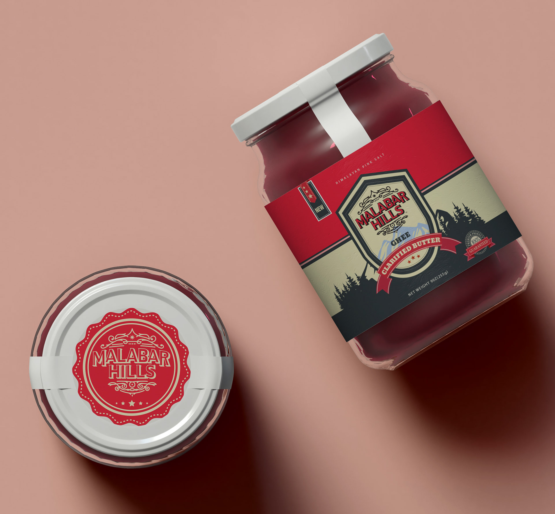 Jar Packaging Design Mockup