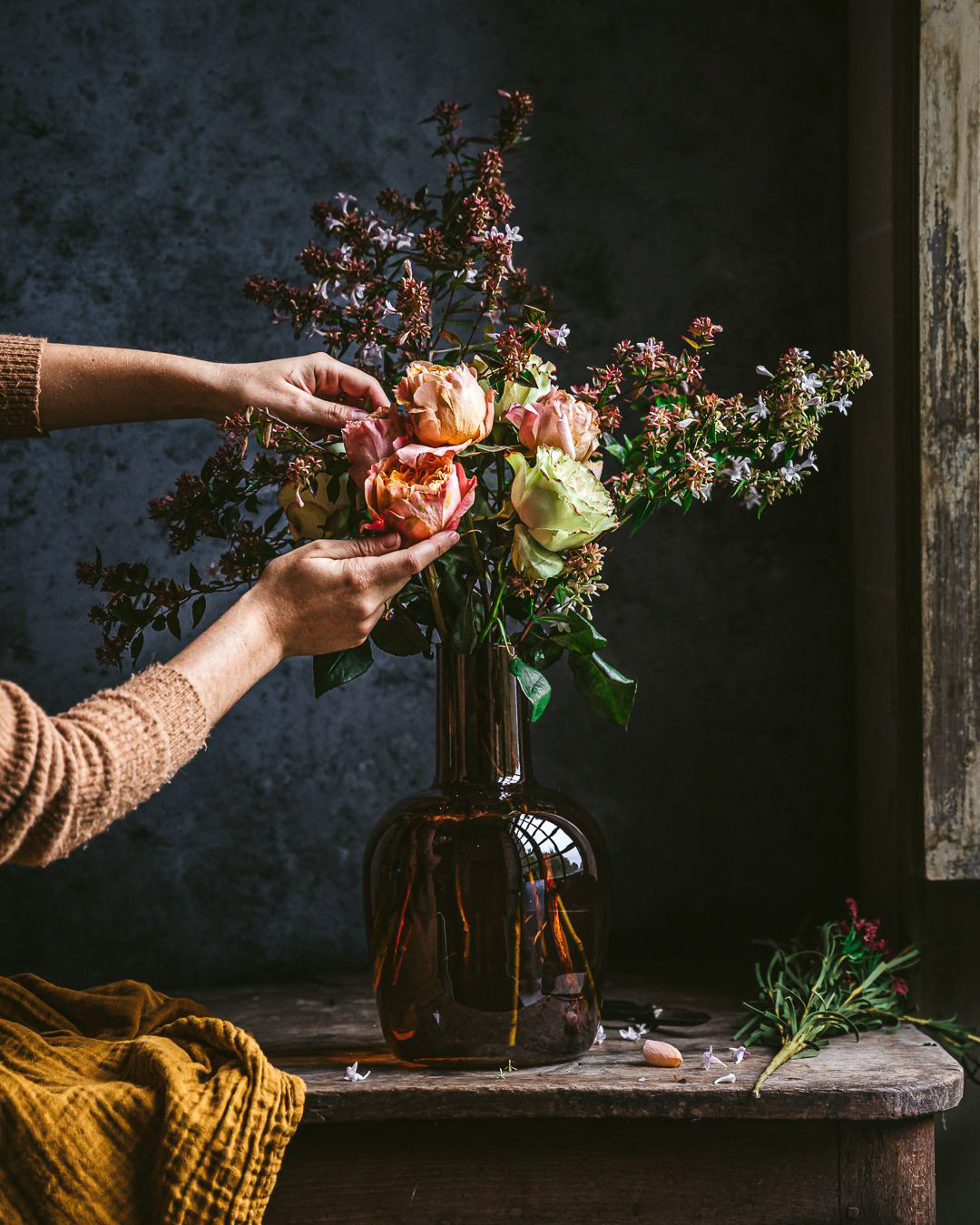 Photographie de fleur, nature morte - projet personnel