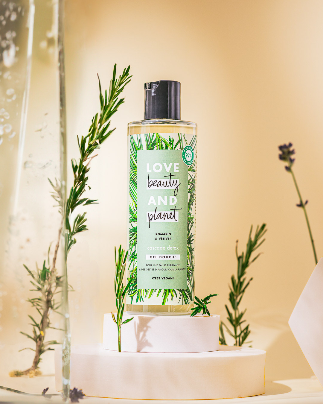 Projet personnel pour Love Beauty & Planet - Photographie shampoing